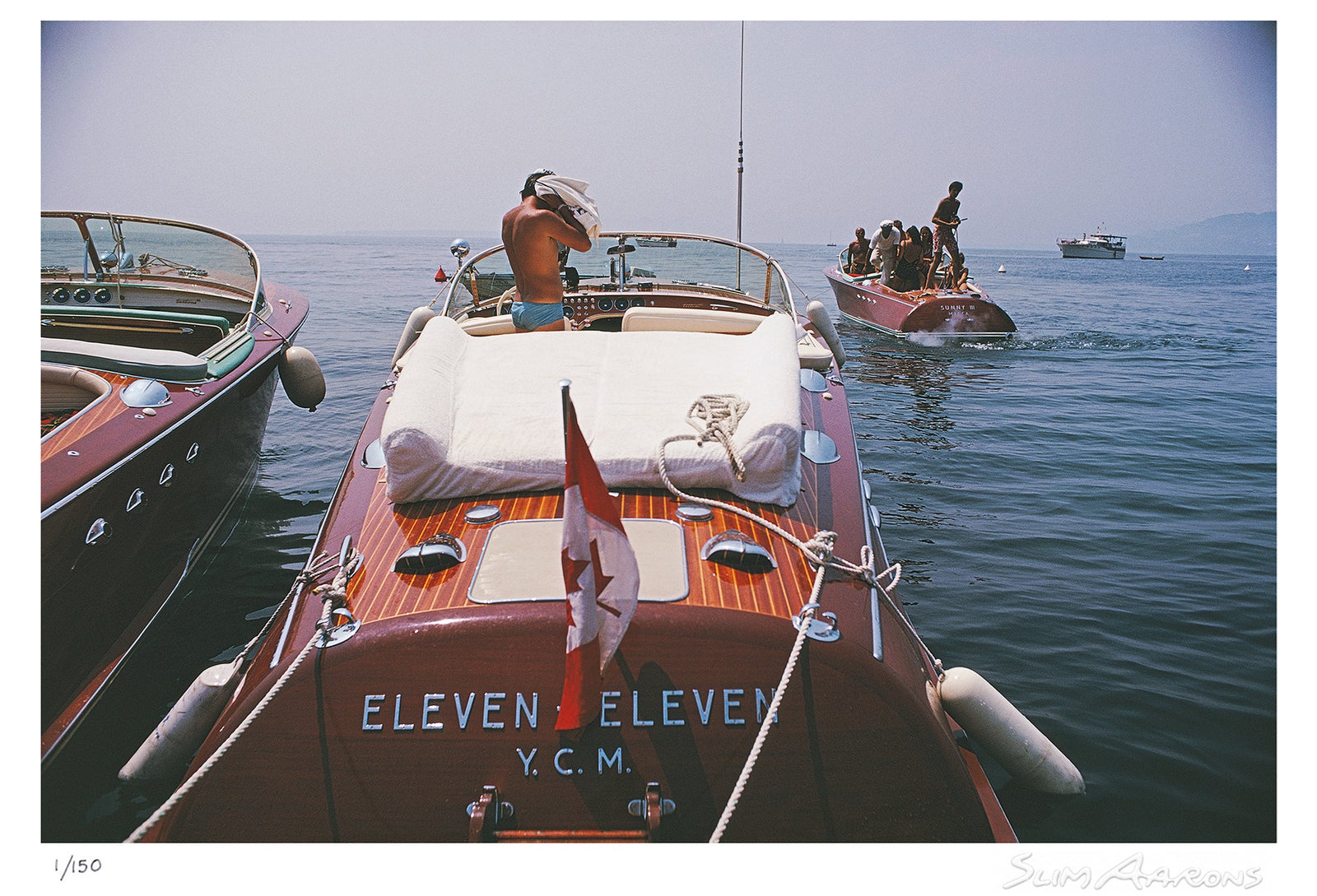 motorboats in antibes - Slim Aarons - Limited Edition - Estate Stamped - Photography - Getty Images