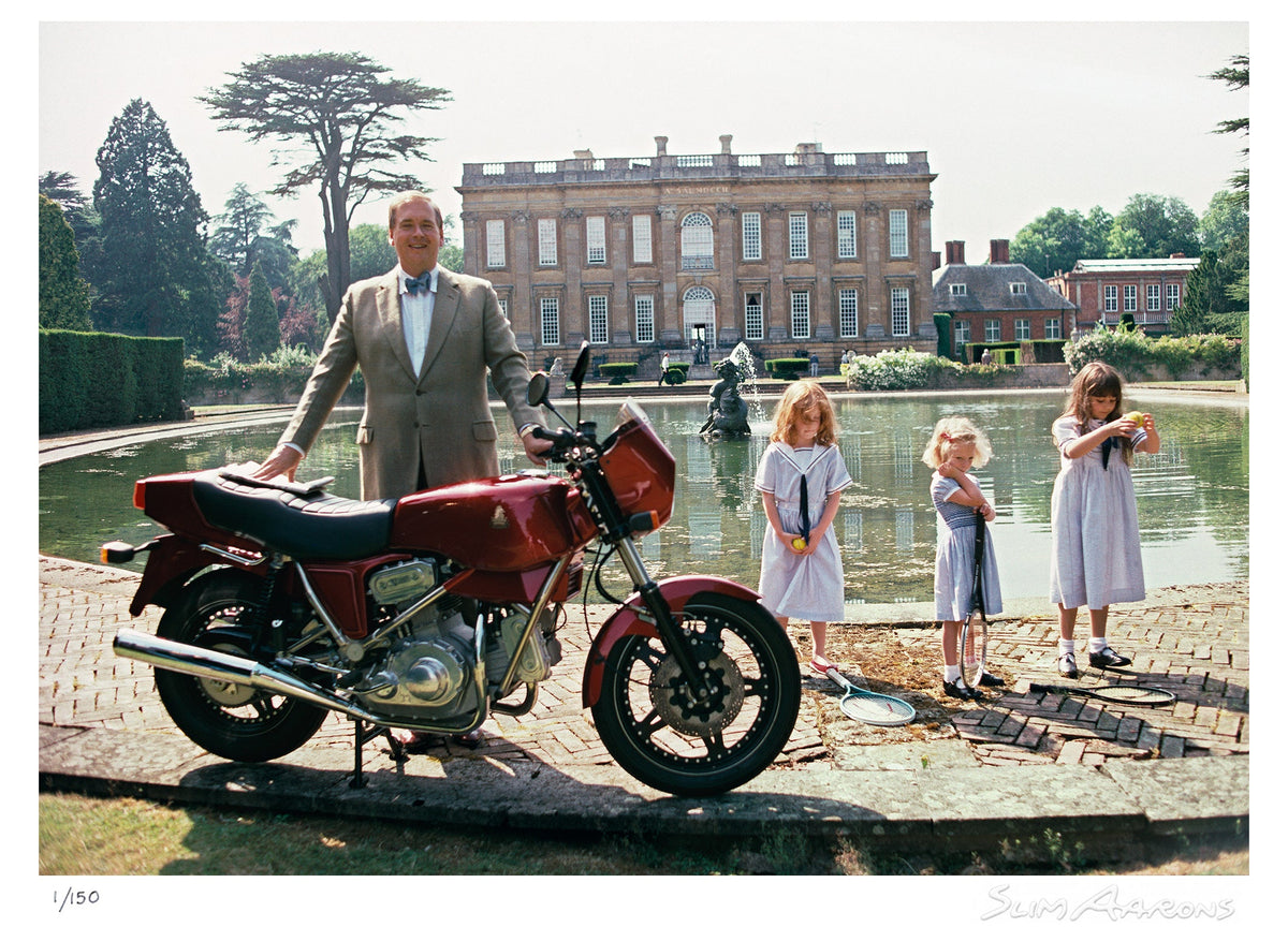 motorcycling lord - Slim Aarons - Limited Edition - Estate Stamped - Photography - Getty Images