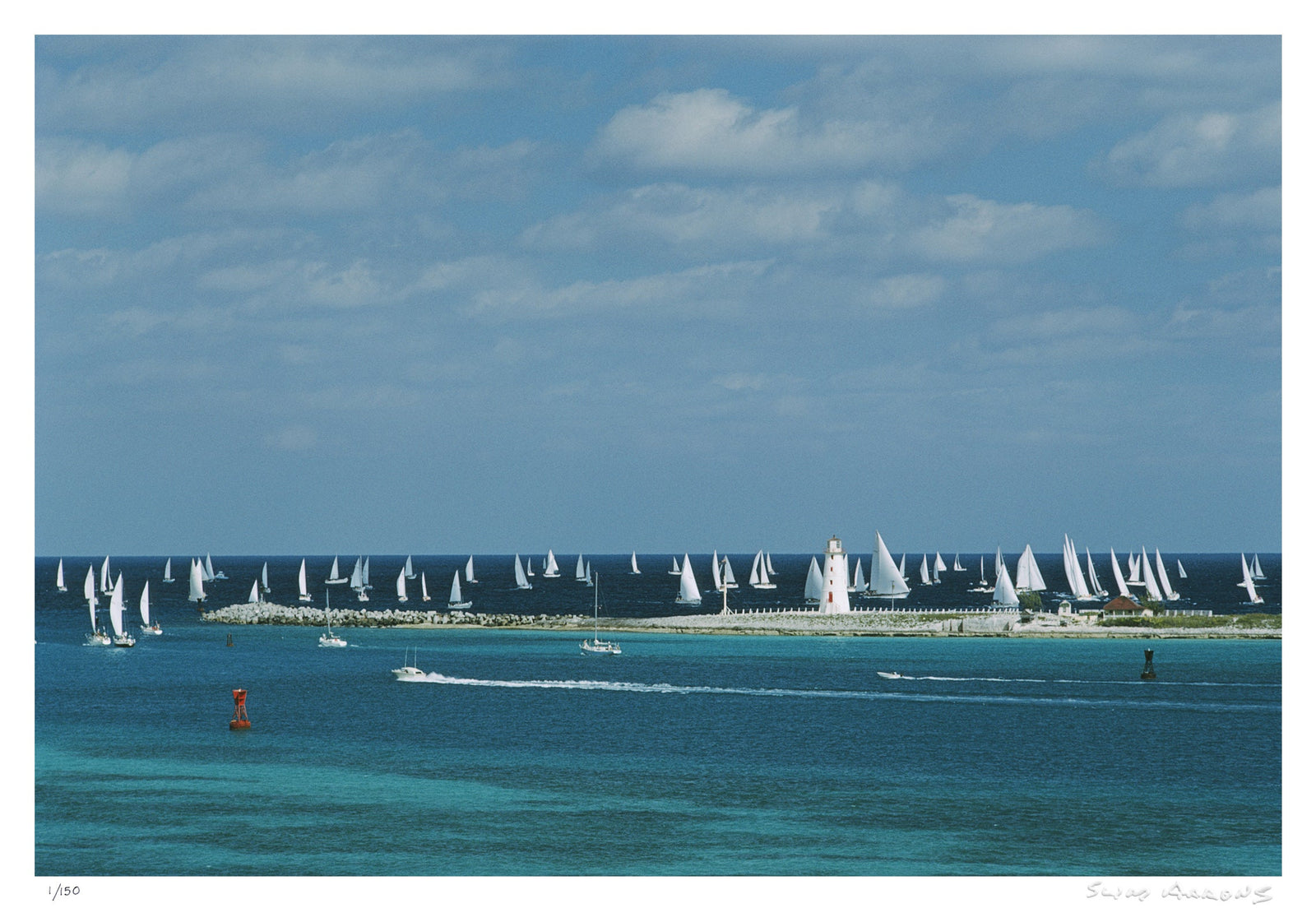 nassau sailing - Slim Aarons - Limited Edition - Estate Stamped - Photography - Getty Images
