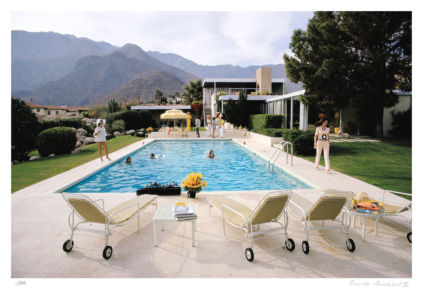 neldas pool - Slim Aarons - Limited Edition - Estate Stamped - Photography - Getty Images
