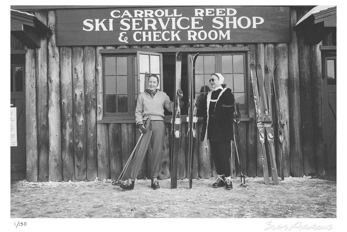 new england skiing 2 - Slim Aarons - Limited Edition - Estate Stamped - Photography - Getty Images