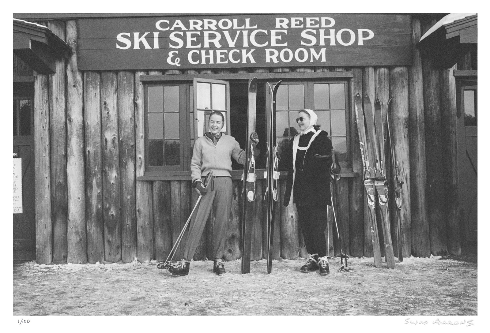 new england skiing 2 - Slim Aarons - Limited Edition - Estate Stamped - Photography - Getty Images