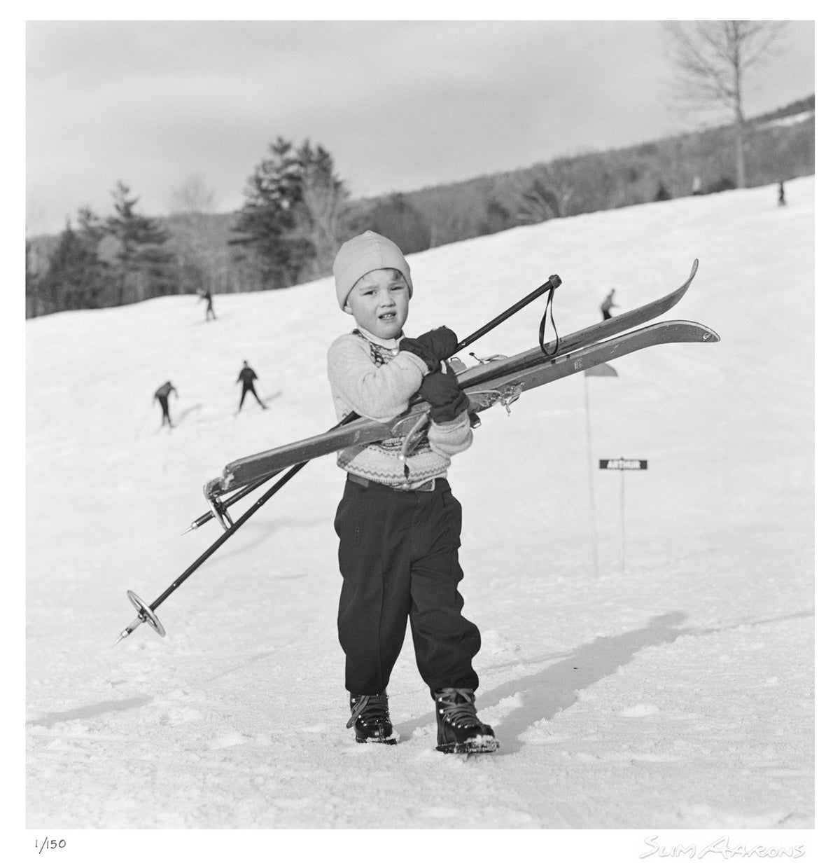 new england skiing starters - Slim Aarons - Limited Edition - Estate Stamped - Photography - Getty Images