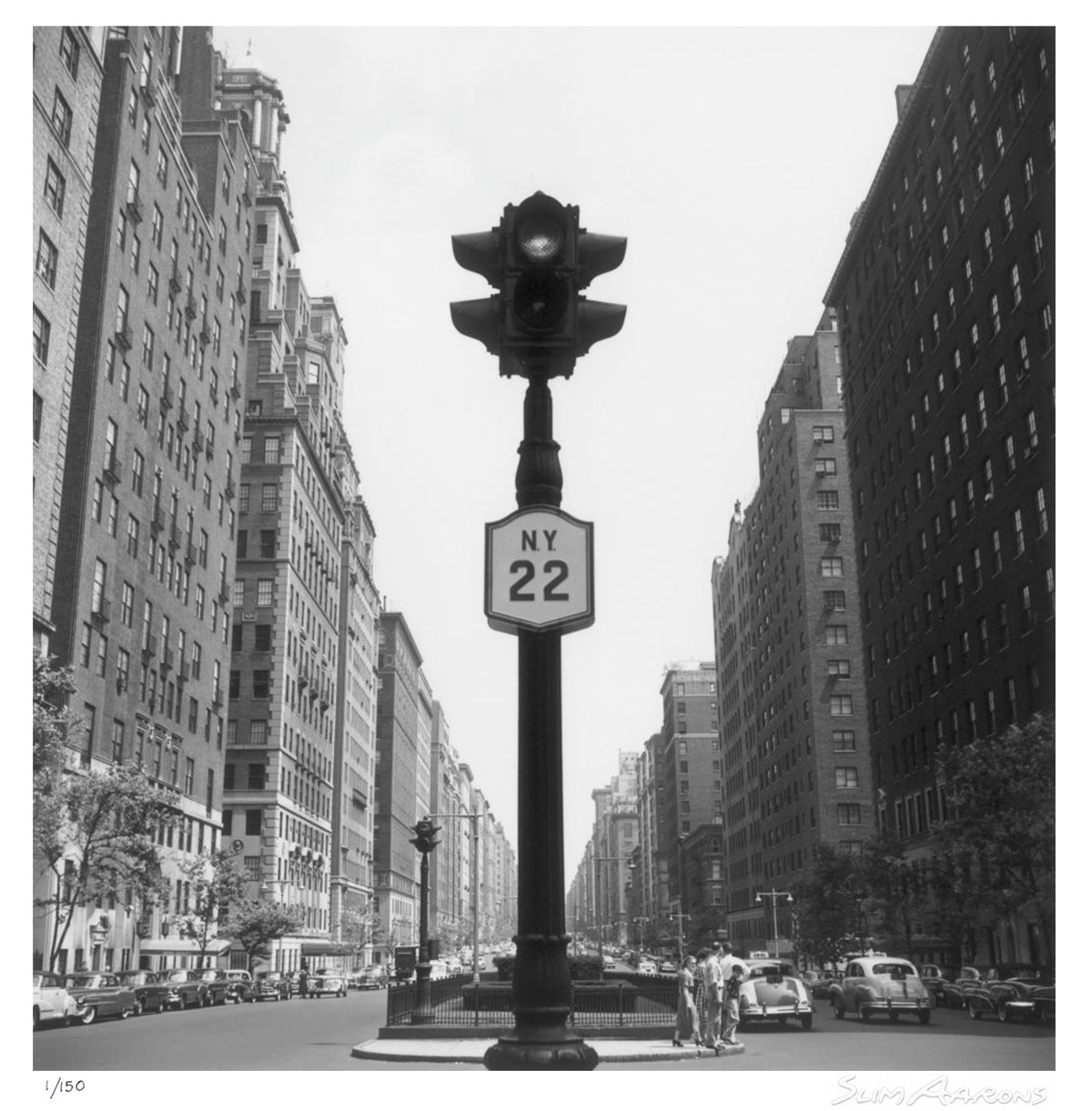 new york lights - Slim Aarons - Limited Edition - Estate Stamped - Photography - Getty Images