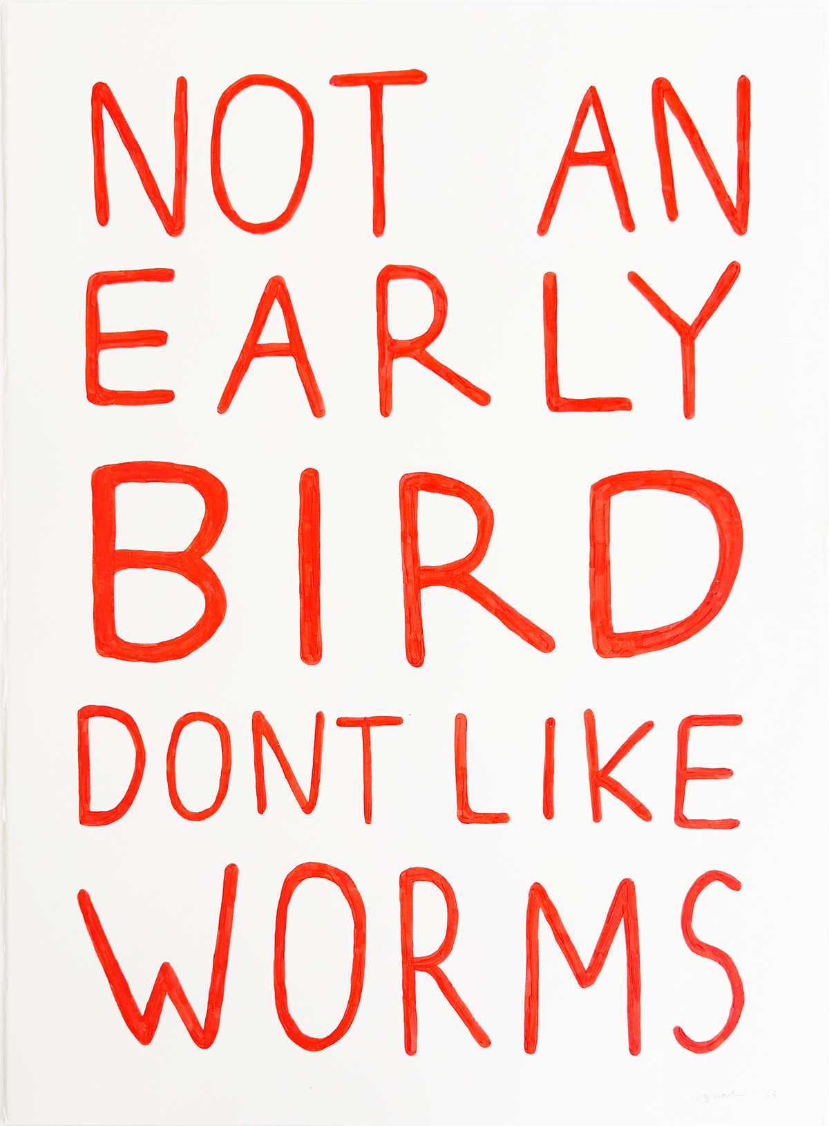 Not An Early Bird
