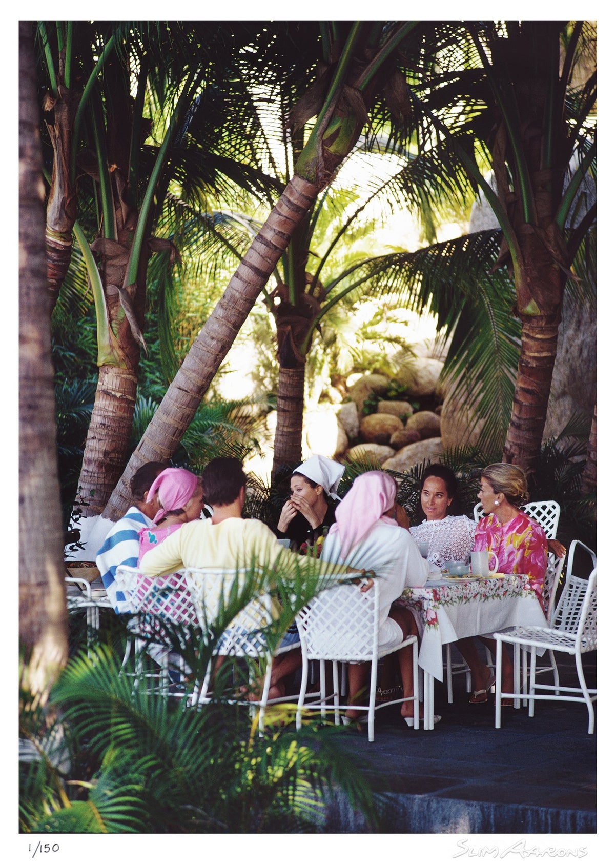 oberons lunch - Slim Aarons - Limited Edition - Estate Stamped - Photography - Getty Images