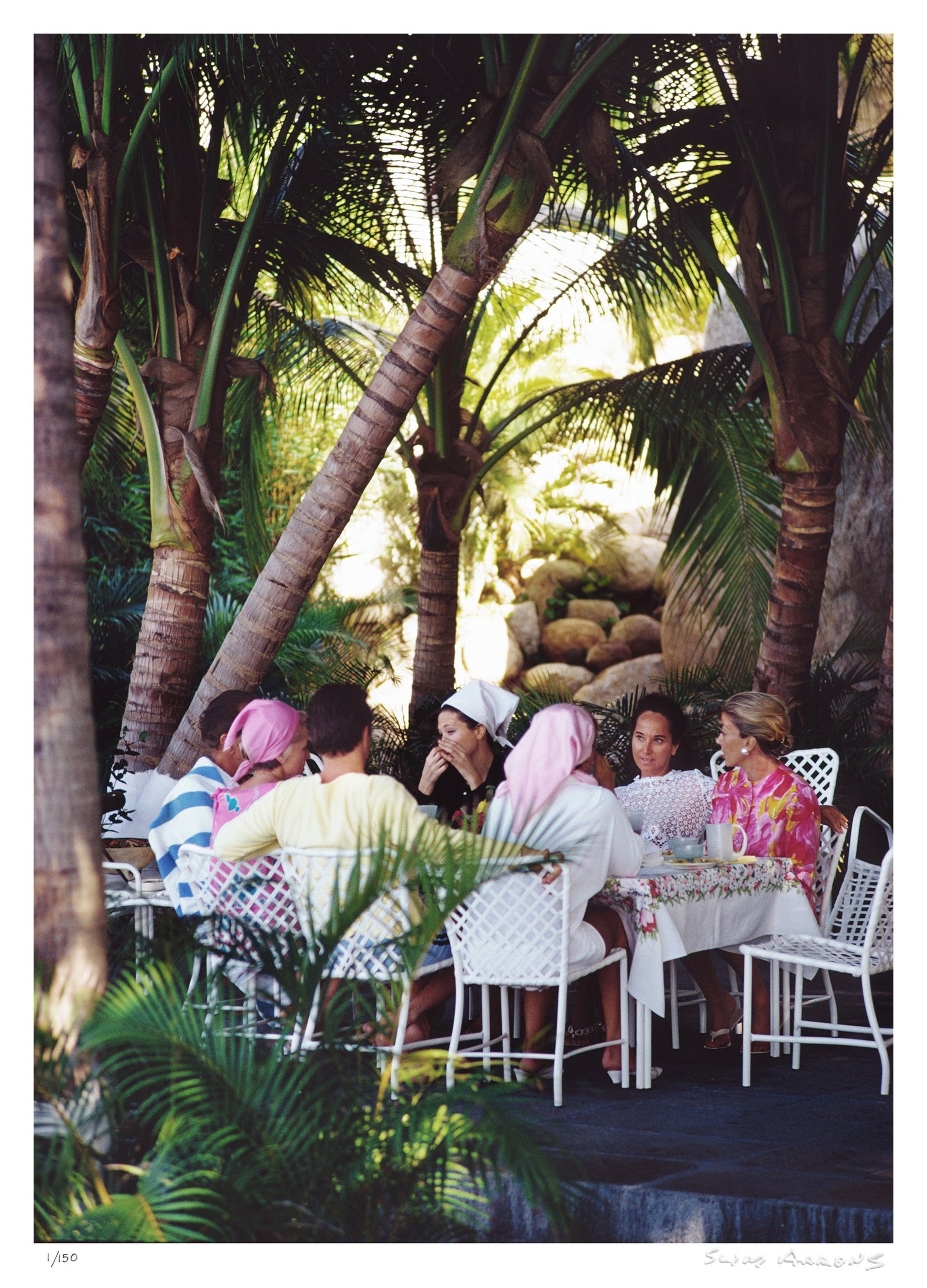 oberons lunch - Slim Aarons - Limited Edition - Estate Stamped - Photography - Getty Images
