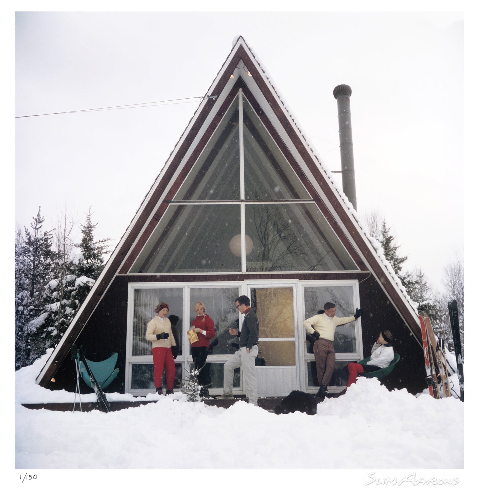on the slopes in stowe - Slim Aarons - Limited Edition - Estate Stamped - Photography - Getty Images