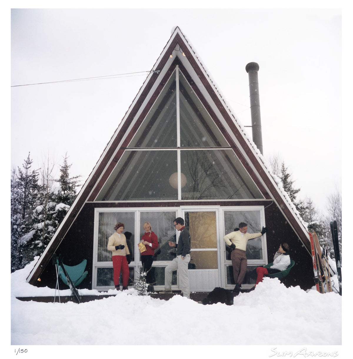 on the slopes in stowe - Slim Aarons - Limited Edition - Estate Stamped - Photography - Getty Images