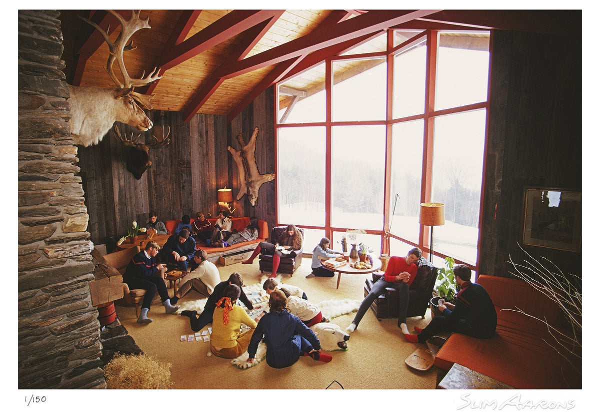 on the slopes of sugarbush 2 - Slim Aarons - Limited Edition - Estate Stamped - Photography - Getty Images