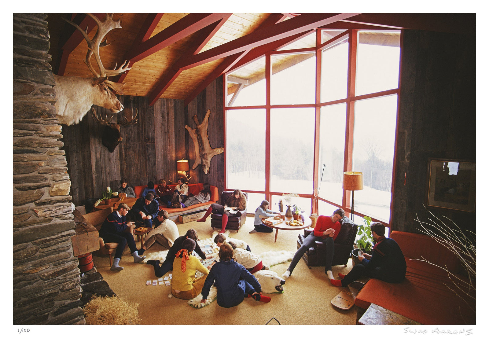 on the slopes of sugarbush 2 - Slim Aarons - Limited Edition - Estate Stamped - Photography - Getty Images