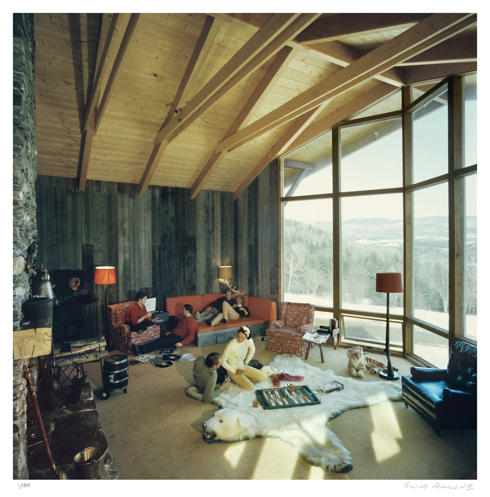 on the sugarbush slopes 1 - Slim Aarons - Limited Edition - Estate Stamped - Photography - Getty Images