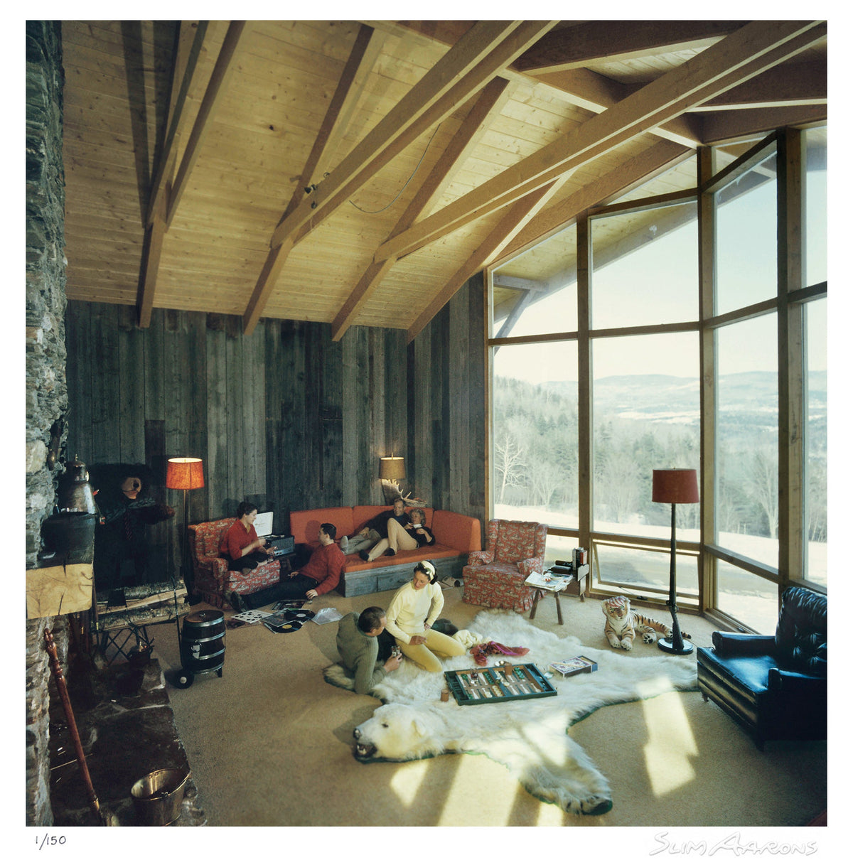 on the sugarbush slopes 1 - Slim Aarons - Limited Edition - Estate Stamped - Photography - Getty Images