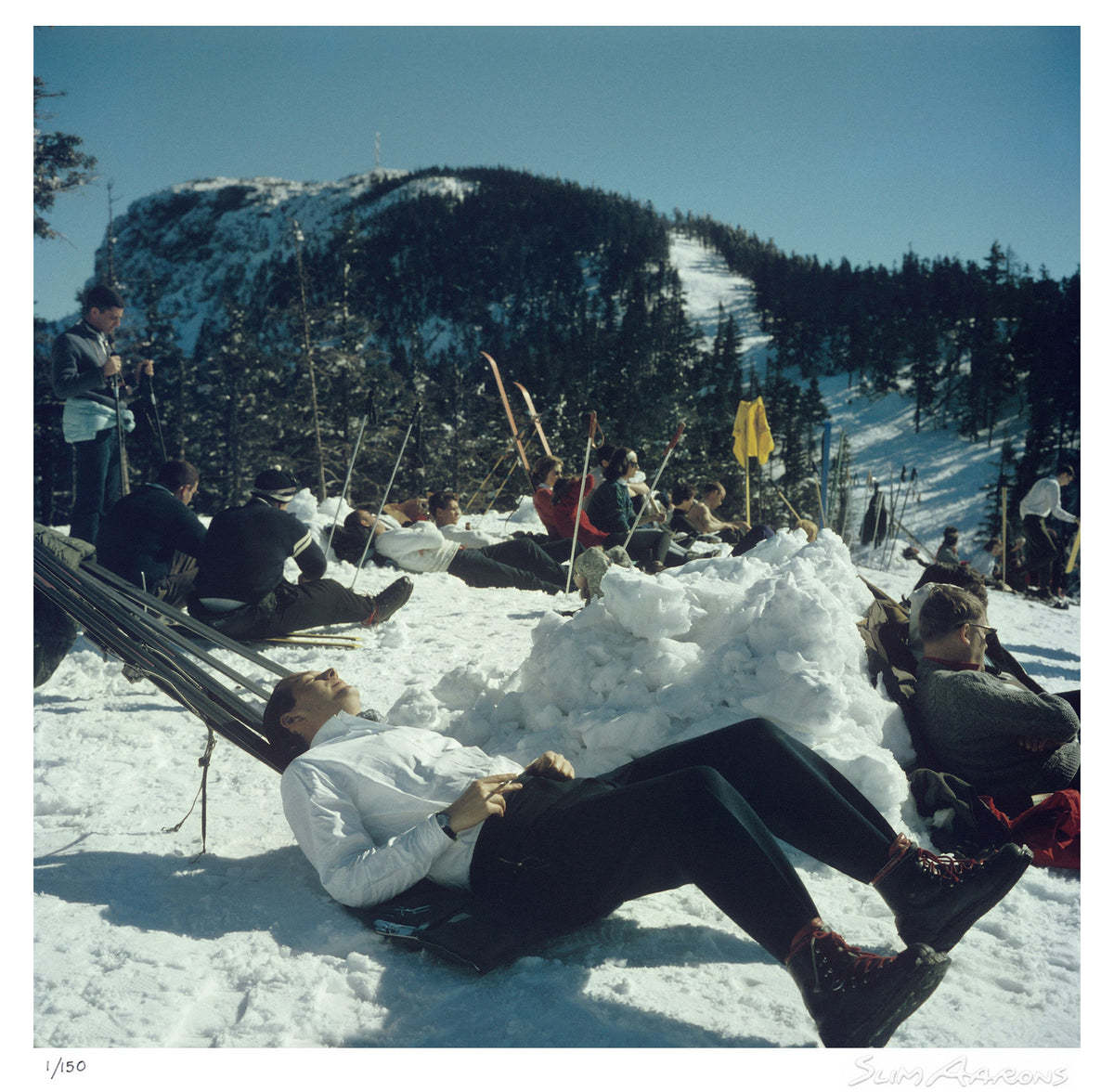 on the sugarbush slopes - Slim Aarons - Limited Edition - Estate Stamped - Photography - Getty Images
