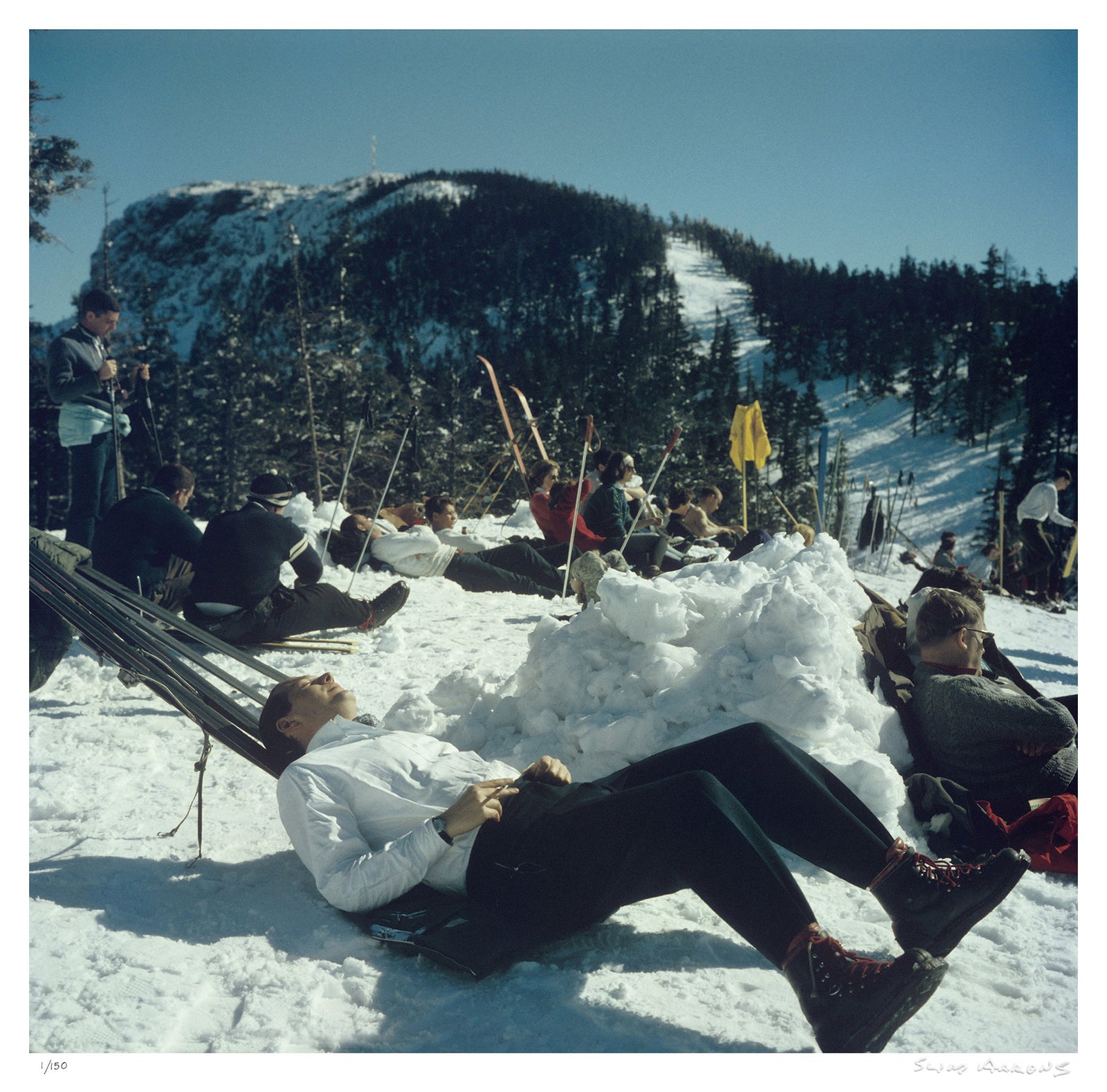 on the sugarbush slopes - Slim Aarons - Limited Edition - Estate Stamped - Photography - Getty Images