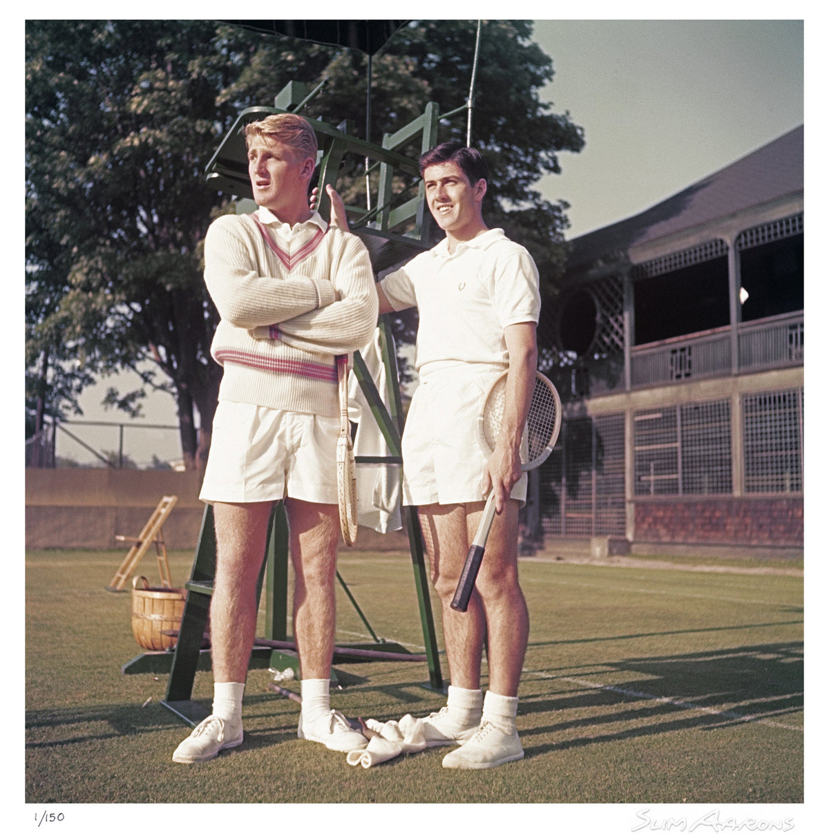 oz tennis stars - Slim Aarons - Limited Edition - Estate Stamped - Photography - Getty Images