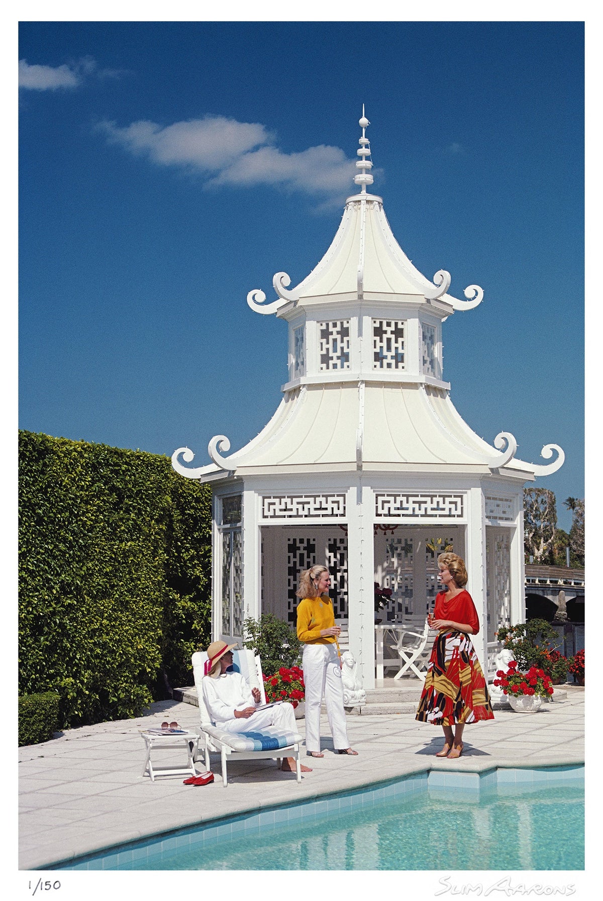 palm beach pagoda - Slim Aarons - Limited Edition - Estate Stamped - Photography - Getty Images