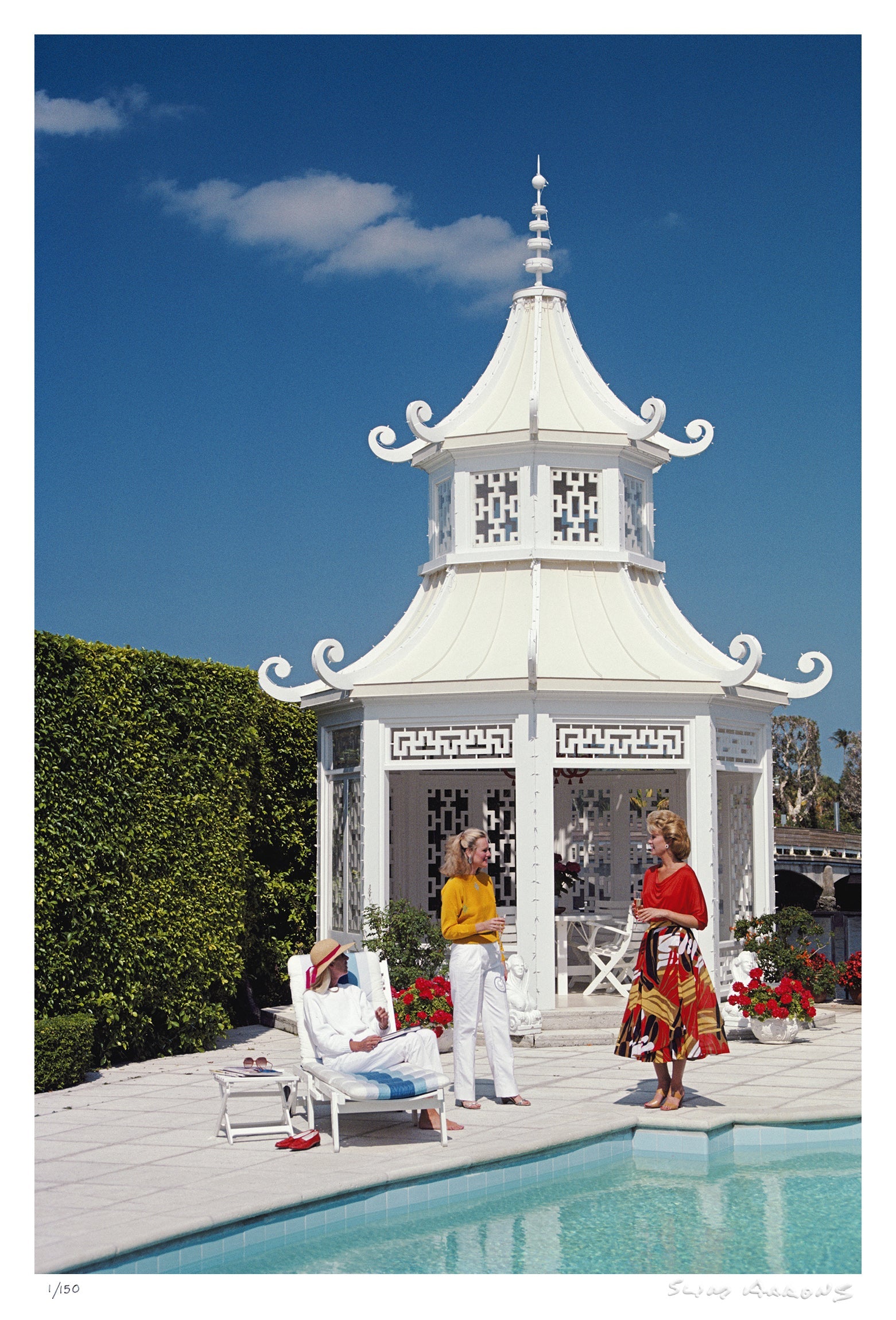 palm beach pagoda - Slim Aarons - Limited Edition - Estate Stamped - Photography - Getty Images