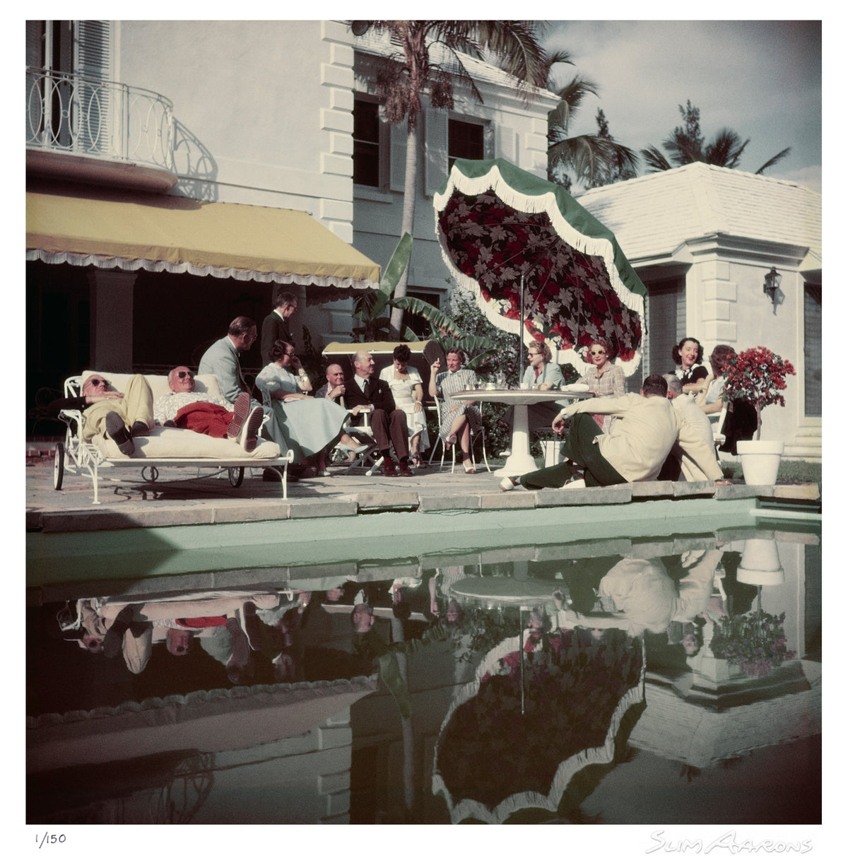 palm beach pool party - Slim Aarons - Limited Edition - Estate Stamped - Photography - Getty Images