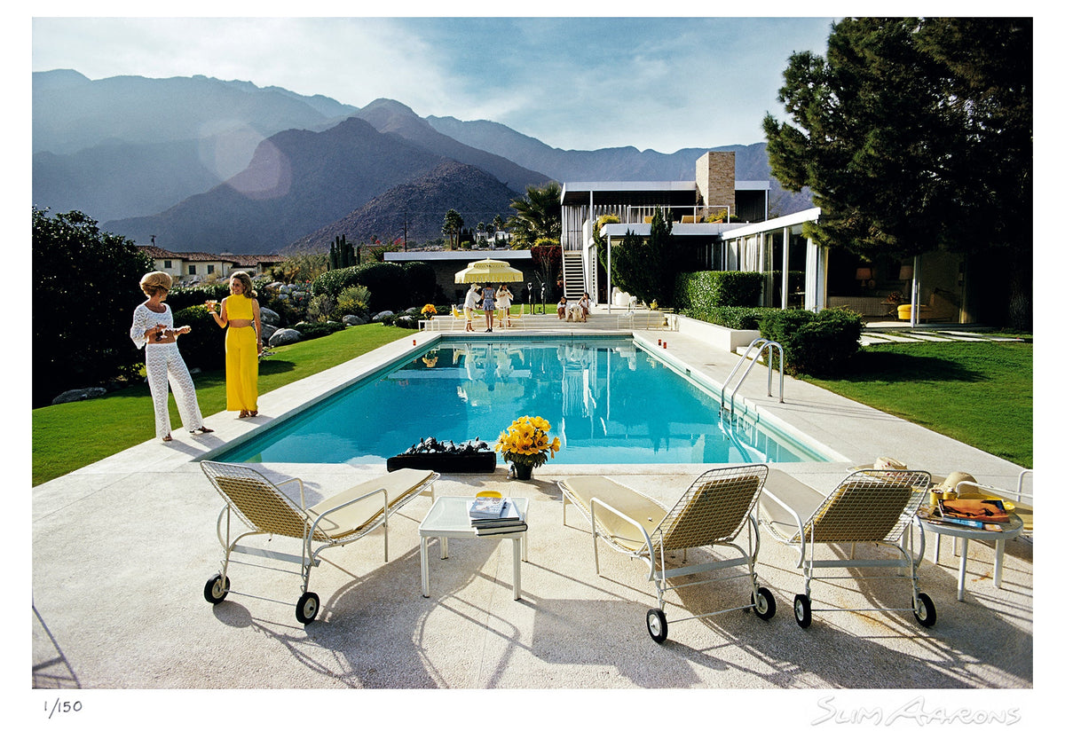 palm springs pool - Slim Aarons - Limited Edition - Estate Stamped - Photography - Getty Images