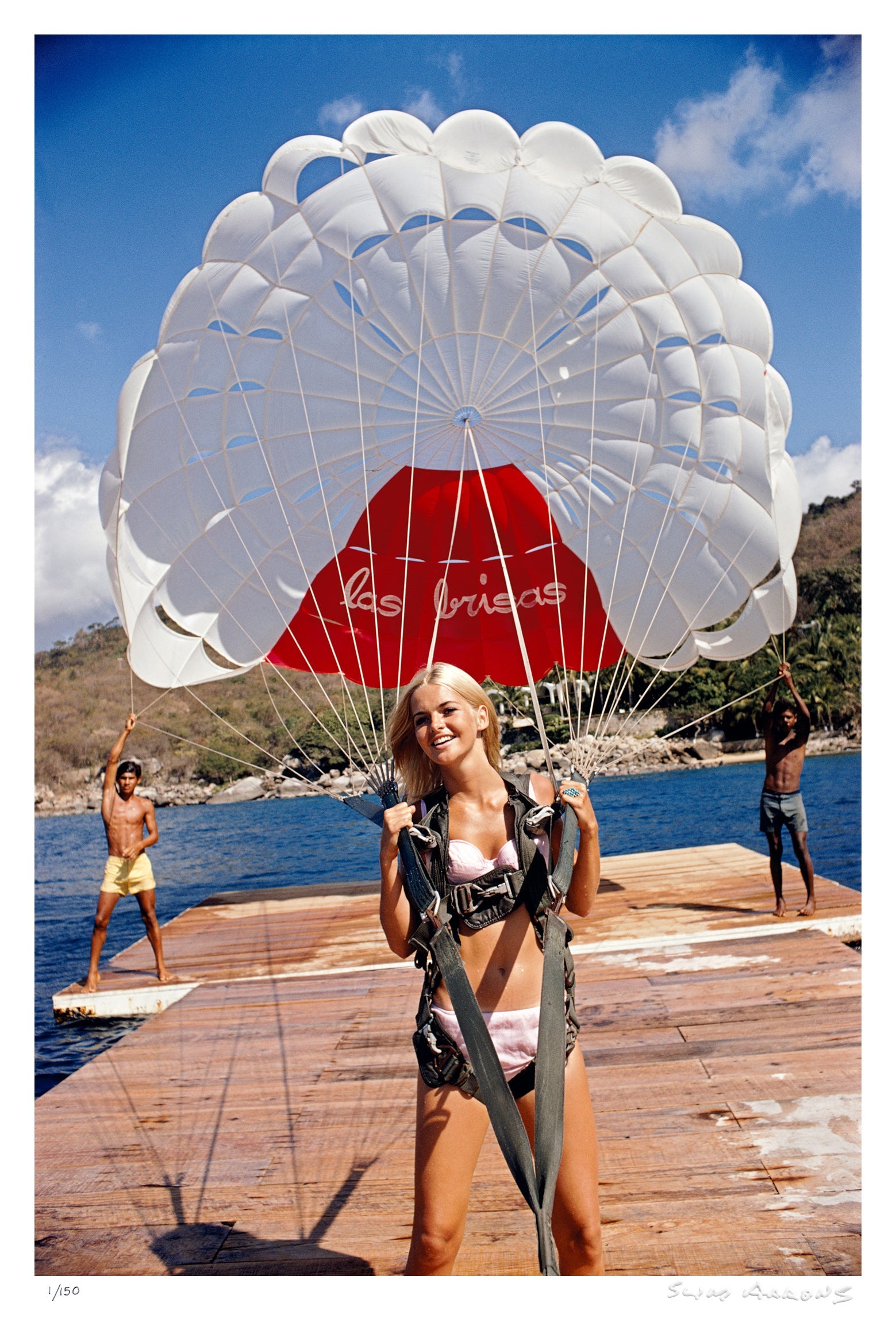 paraglider - Slim Aarons - Limited Edition - Estate Stamped - Photography - Getty Images