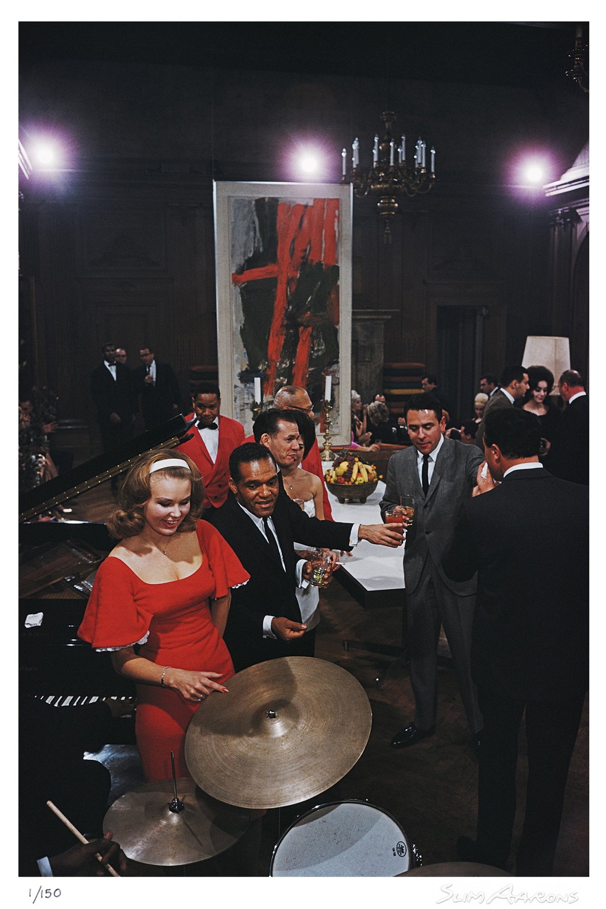 party at the playboy mansion - Slim Aarons - Limited Edition - Estate Stamped - Photography - Getty Images