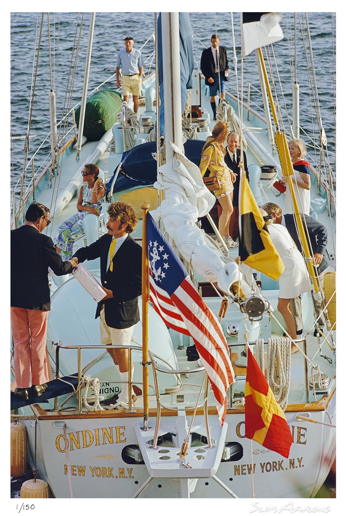 party in bermuda - Slim Aarons - Limited Edition - Estate Stamped - Photography - Getty Images