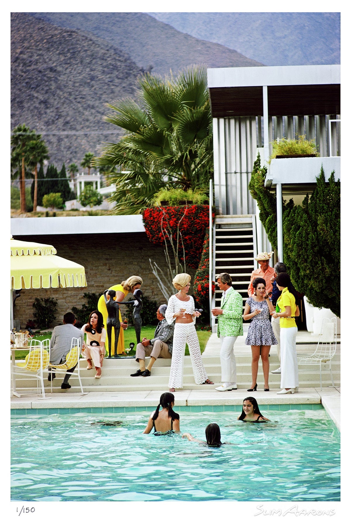 party on the steps - Slim Aarons - Limited Edition - Estate Stamped - Photography - Getty Images