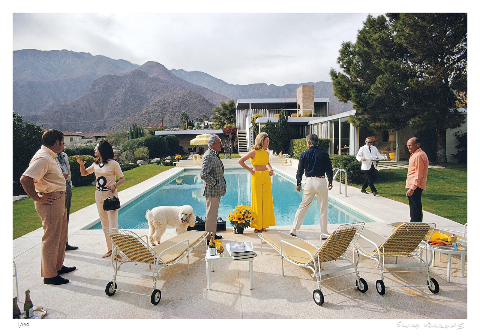 party preparations - Slim Aarons - Limited Edition - Estate Stamped - Photography - Getty Images