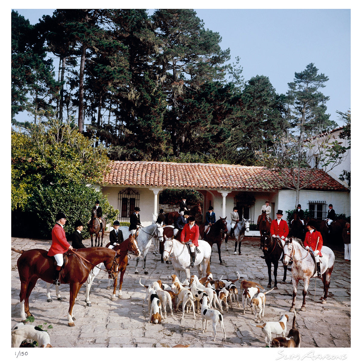 pebble beach hunt - Slim Aarons - Limited Edition - Estate Stamped - Photography - Getty Images