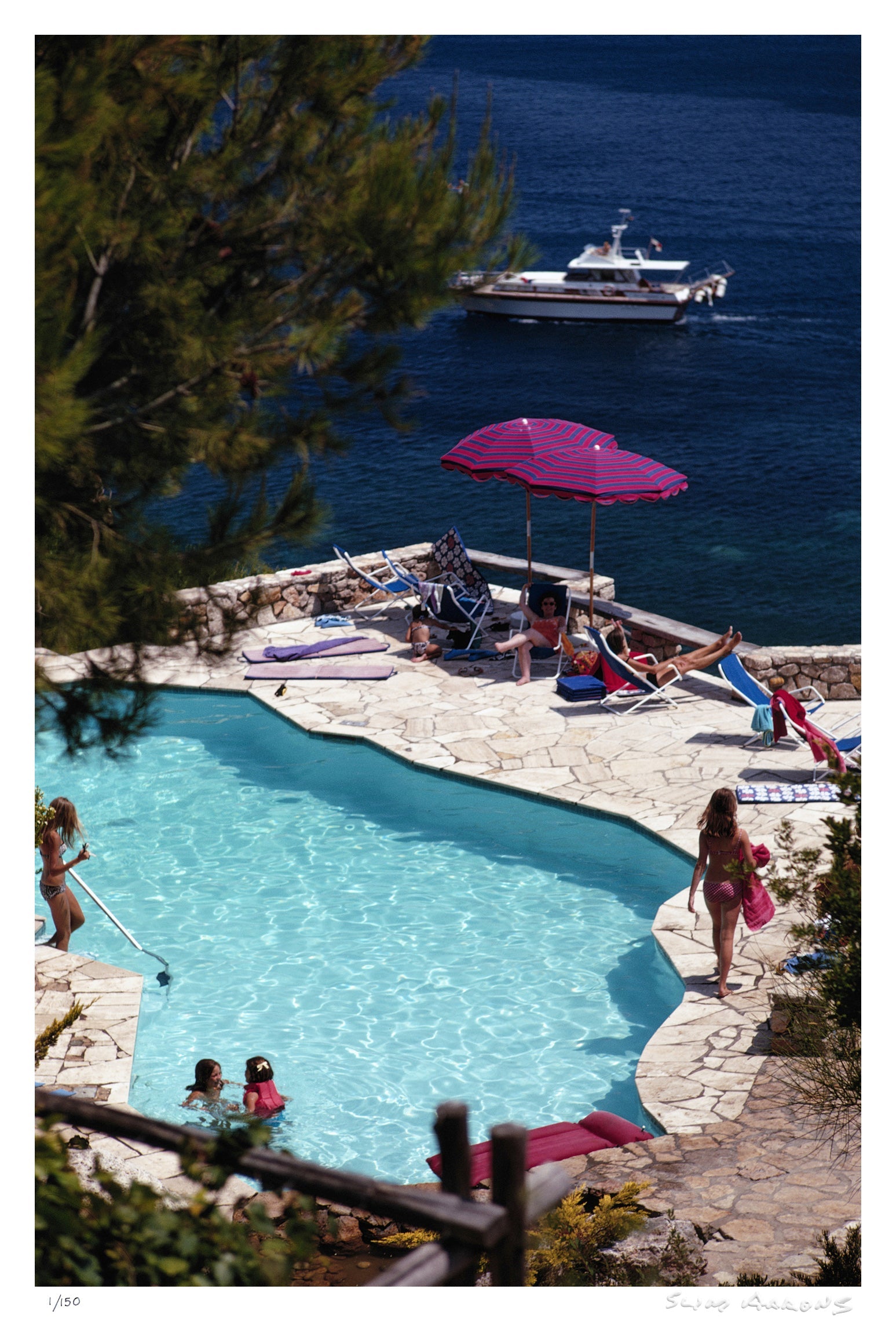 pellicano pool - Slim Aarons - Limited Edition - Estate Stamped - Photography - Getty Images