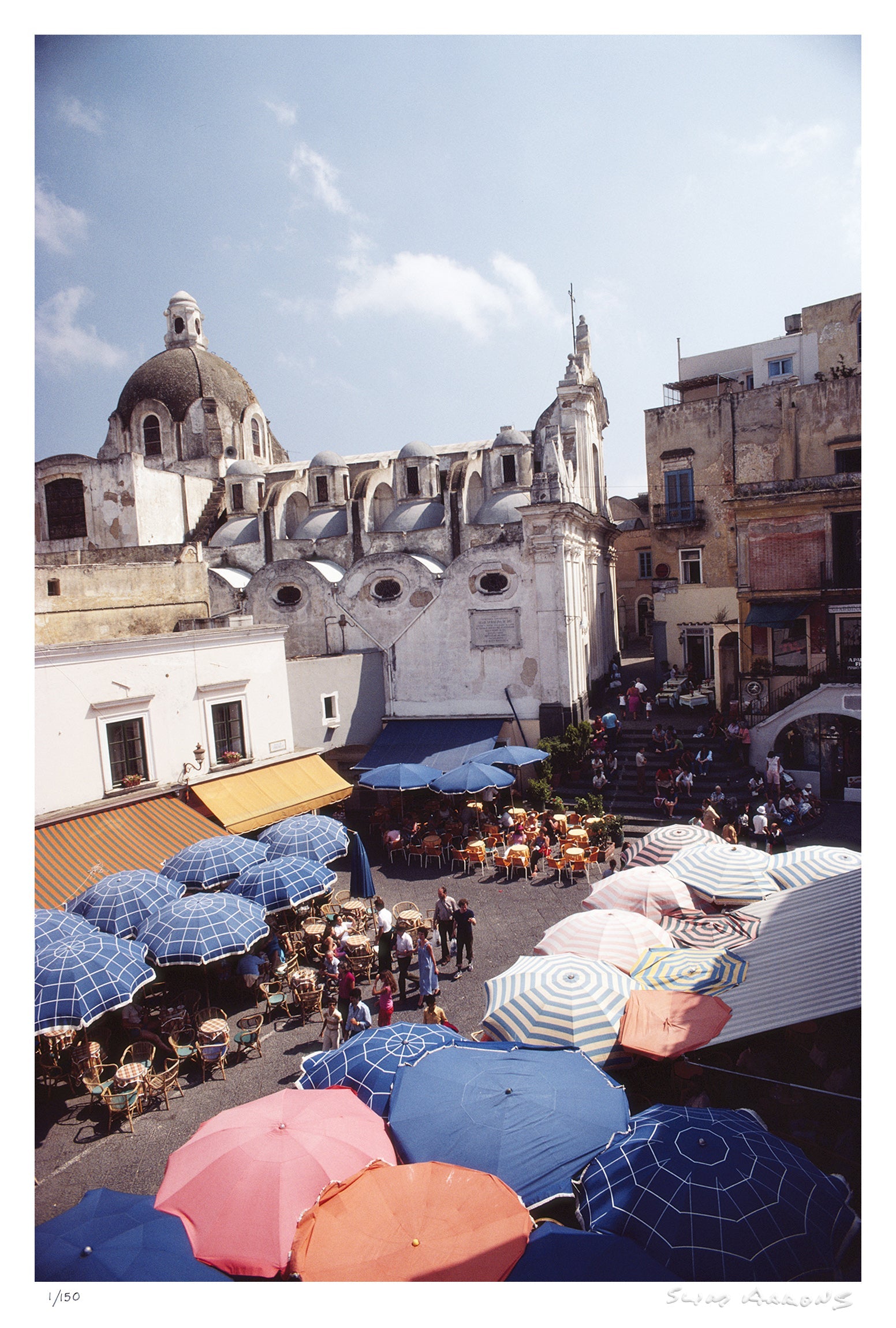 piazza umberto - Slim Aarons - Limited Edition - Estate Stamped - Photography - Getty Images