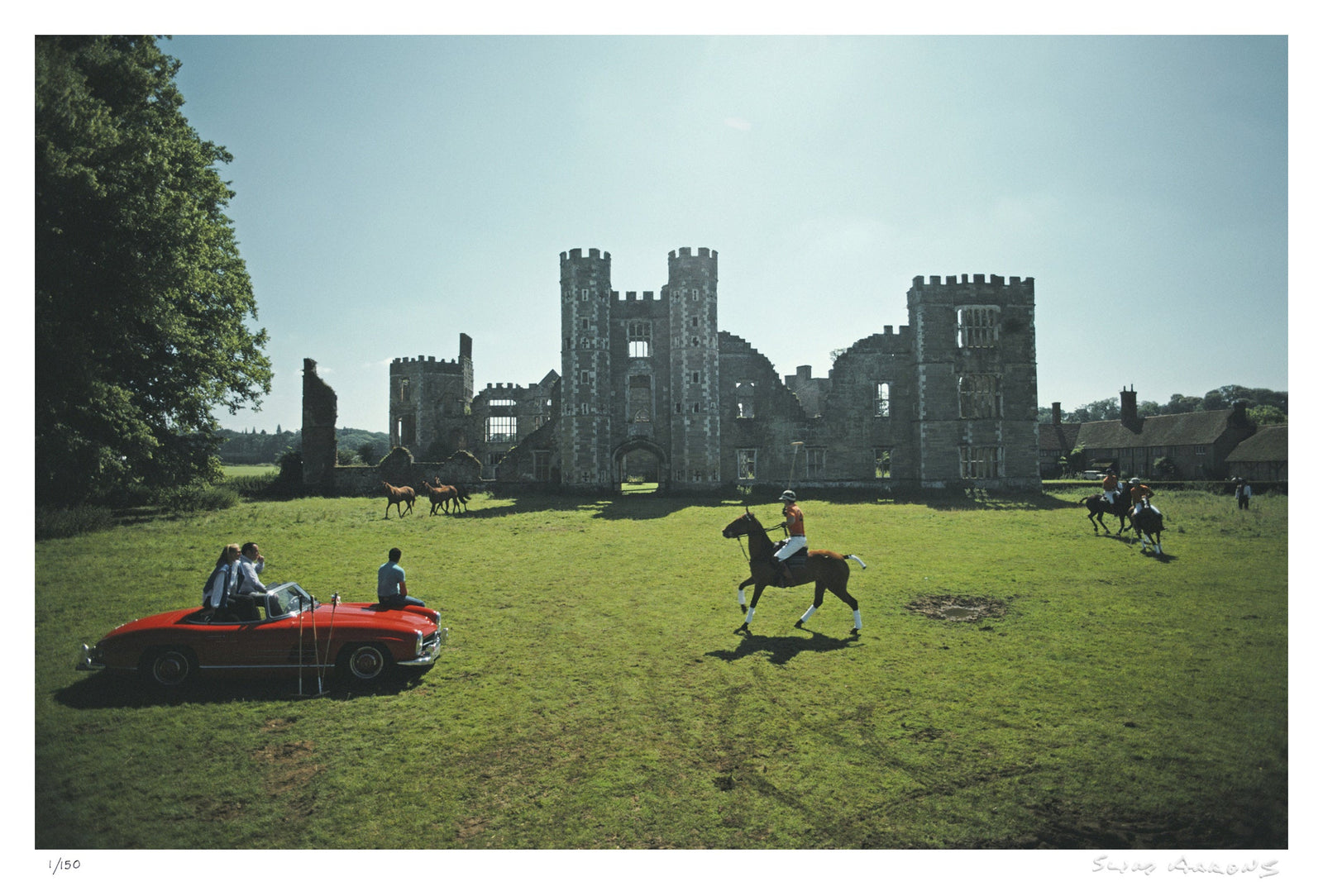 polo at cowdray park - Slim Aarons - Limited Edition - Estate Stamped - Photography - Getty Images