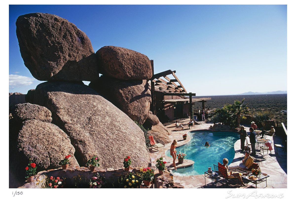 pool at bouldereign - Slim Aarons - Limited Edition - Estate Stamped - Photography - Getty Images