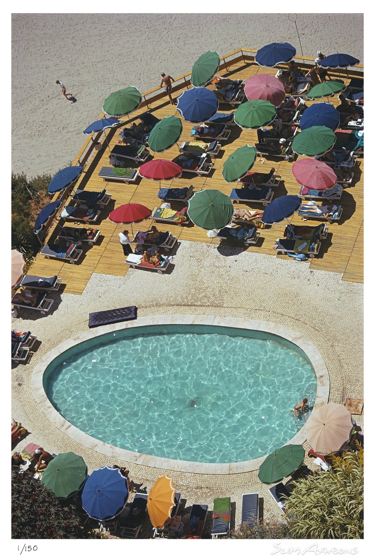 pool at carvoeiro - Slim Aarons - Limited Edition - Estate Stamped - Photography - Getty Images