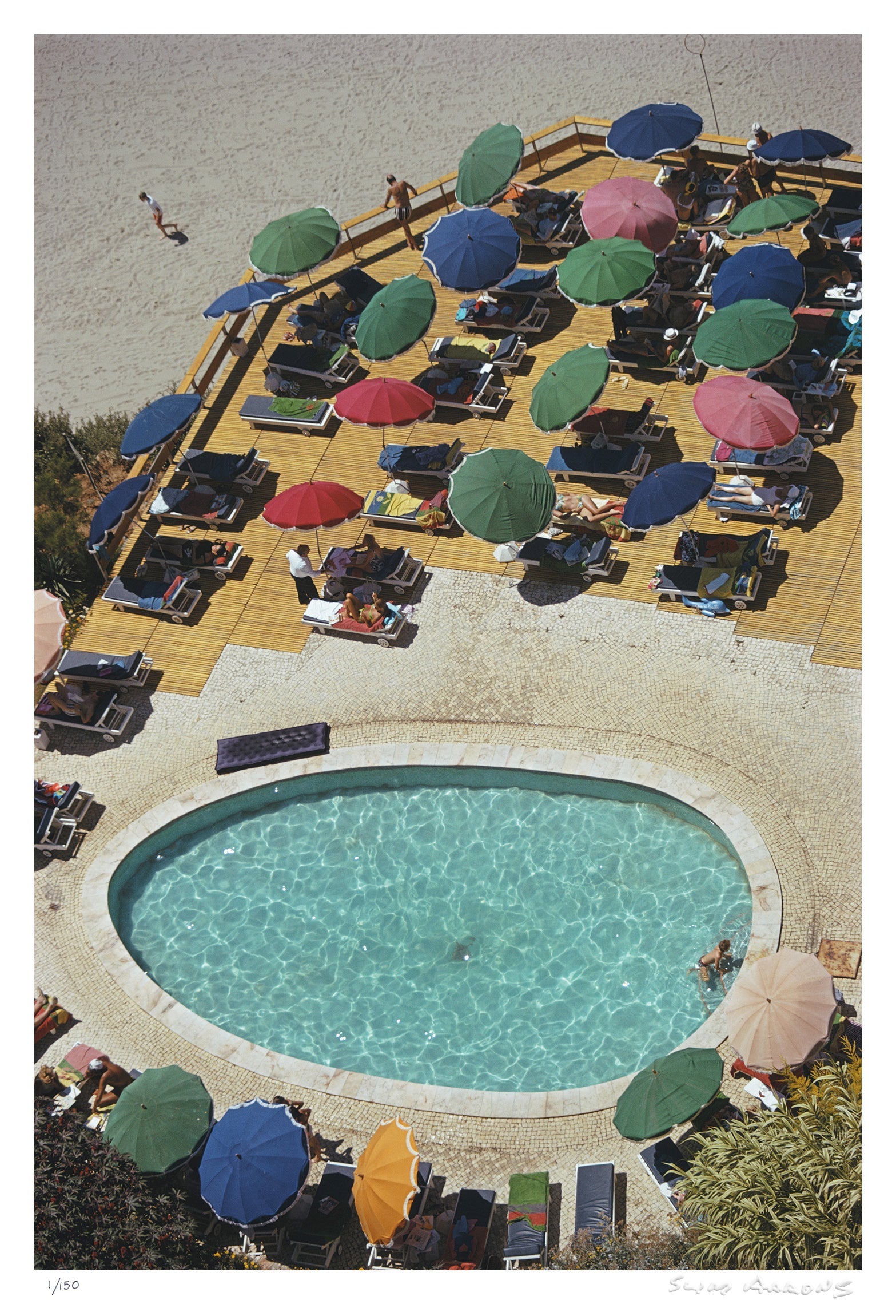 pool at carvoeiro - Slim Aarons - Limited Edition - Estate Stamped - Photography - Getty Images