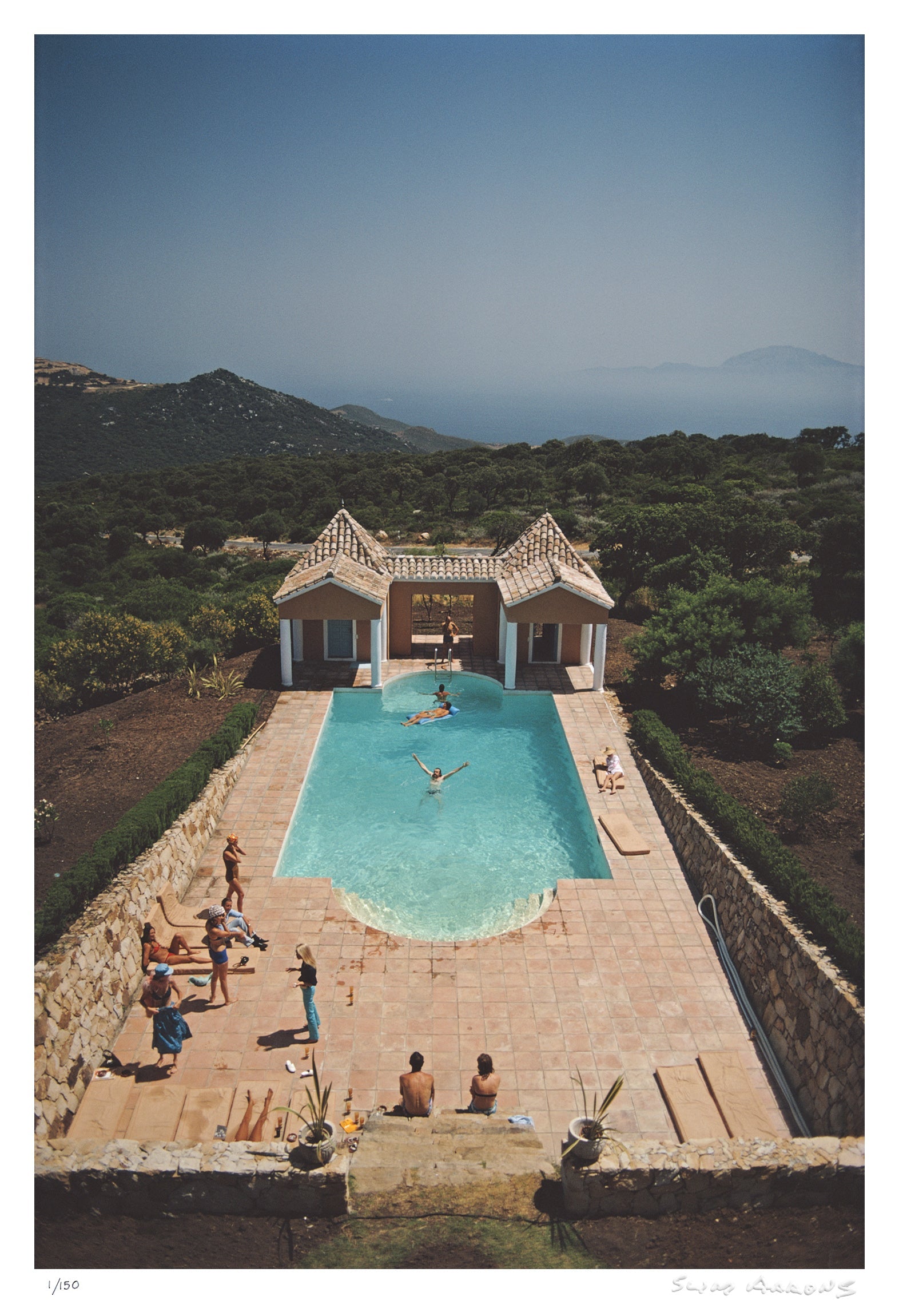pool at el cuarton - Slim Aarons - Limited Edition - Estate Stamped - Photography - Getty Images