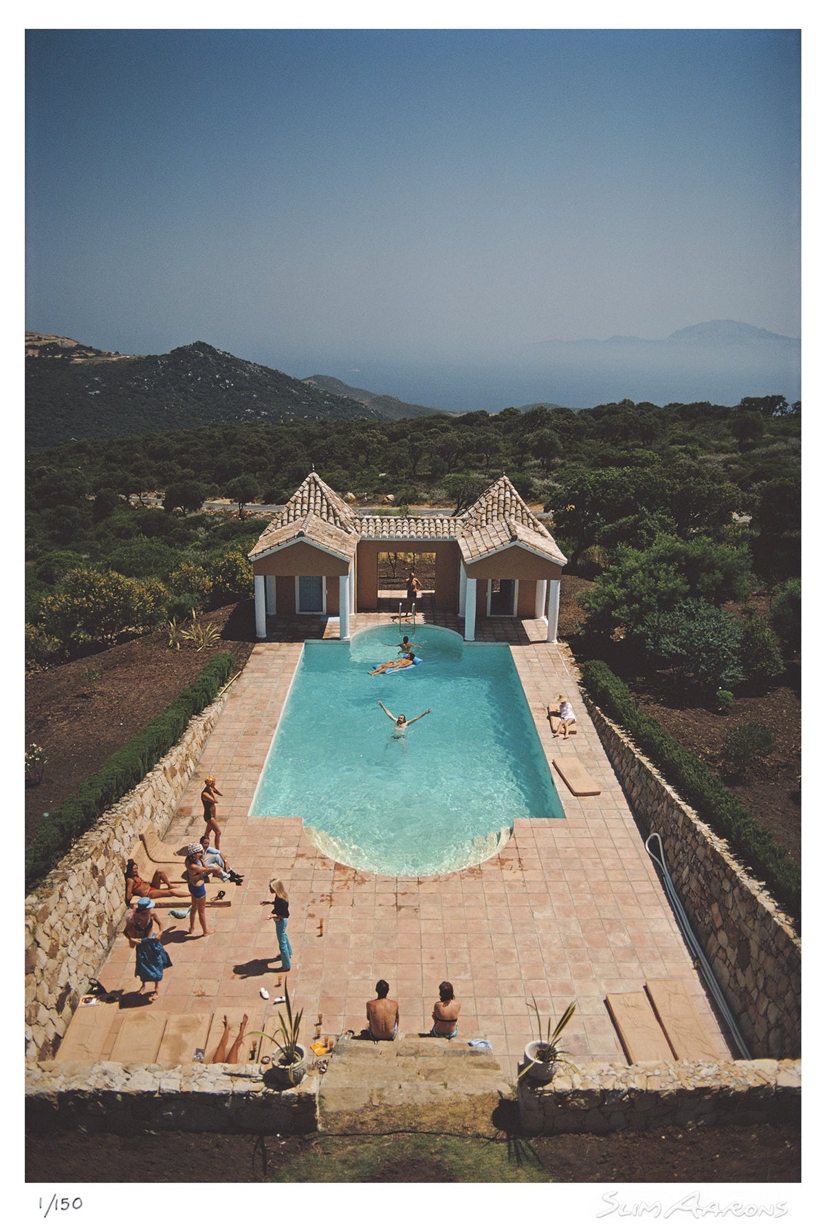 pool at el cuarton - Slim Aarons - Limited Edition - Estate Stamped - Photography - Getty Images
