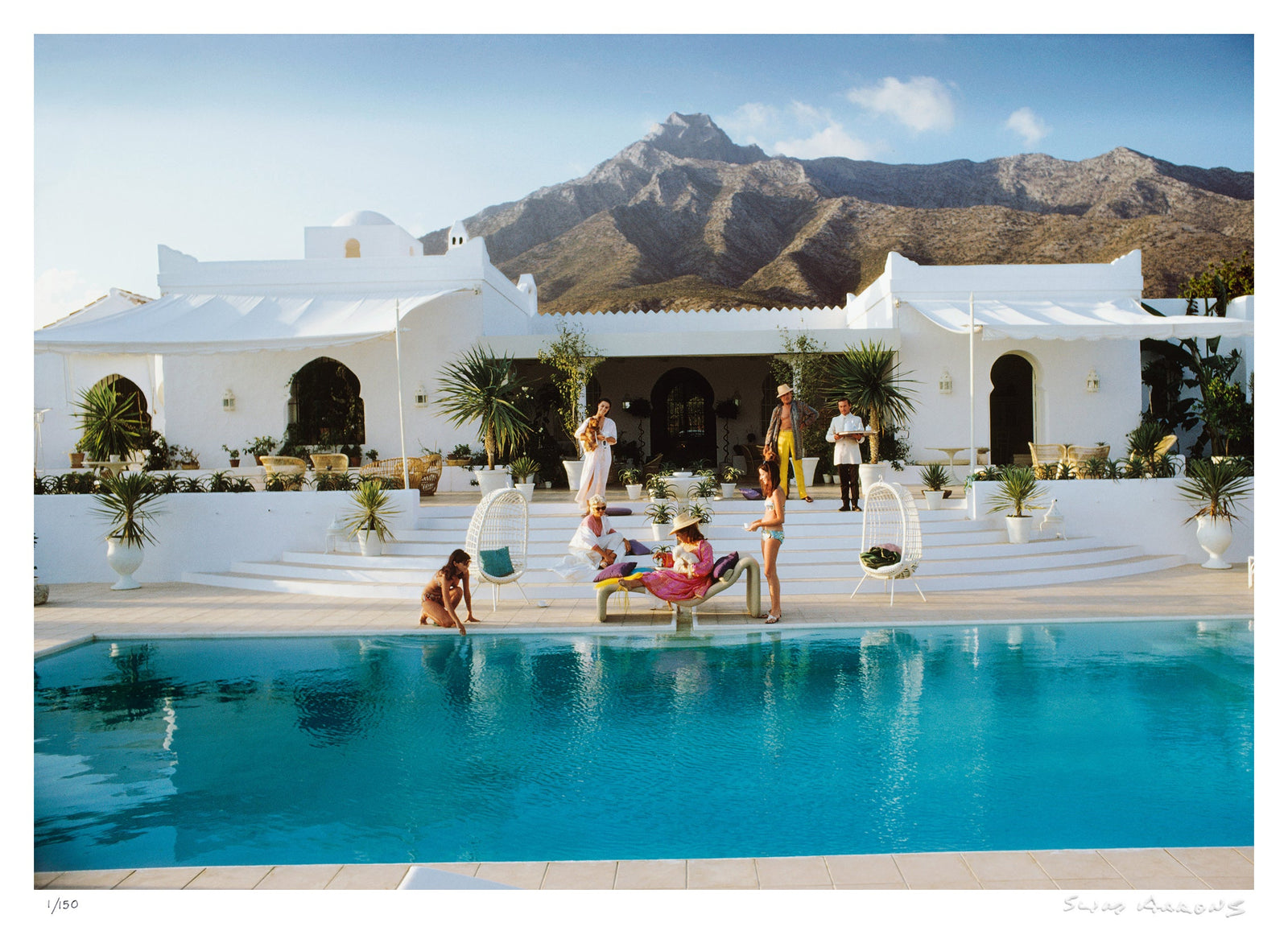 pool at el venerol - Slim Aarons - Limited Edition - Estate Stamped - Photography - Getty Images