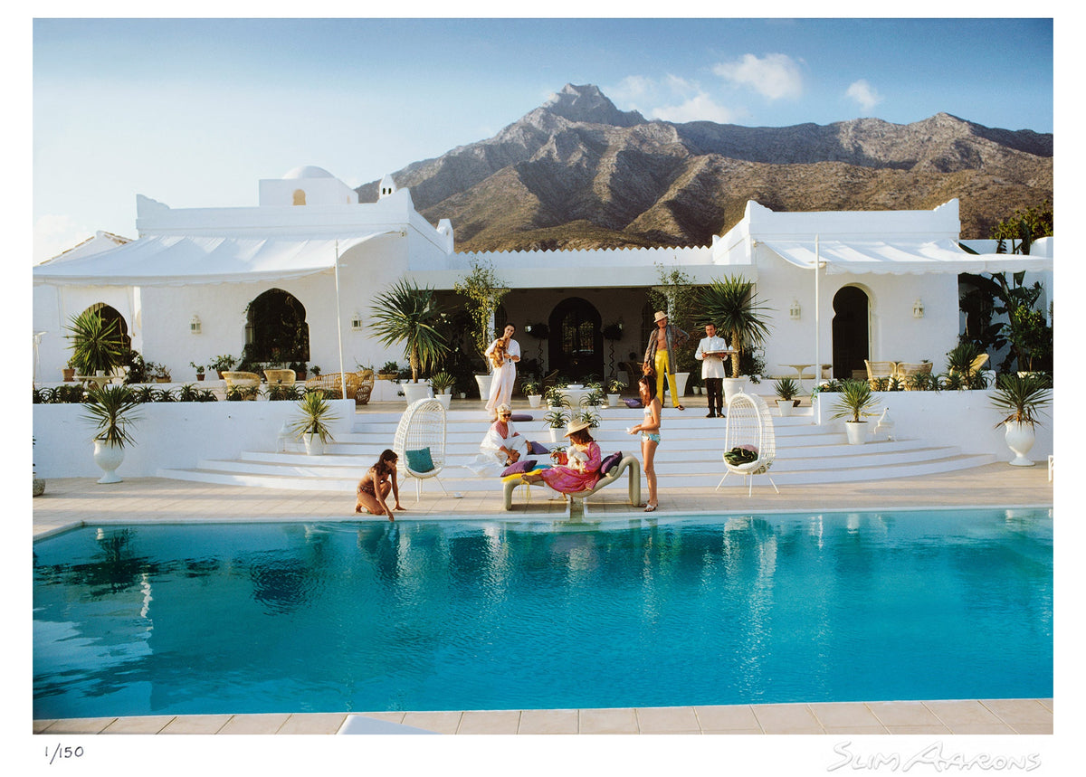 pool at el venerol - Slim Aarons - Limited Edition - Estate Stamped - Photography - Getty Images