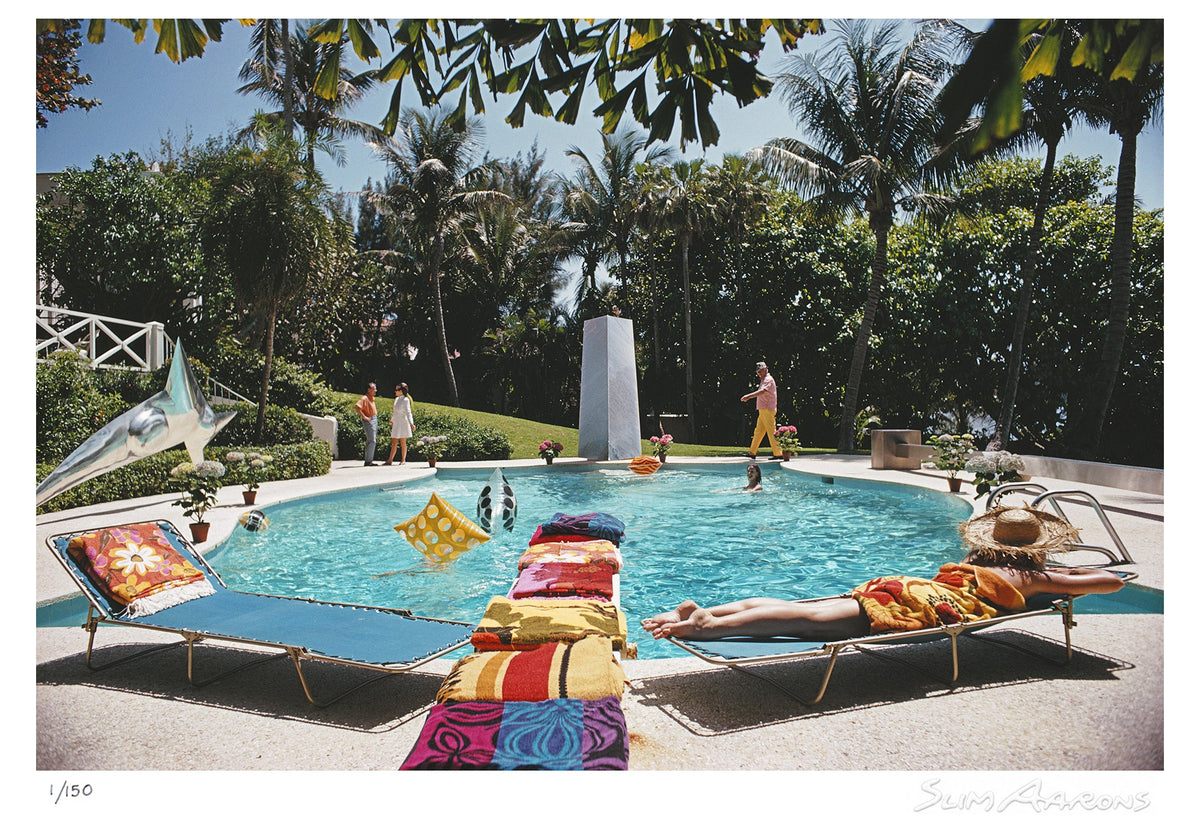 pool at four winds - Slim Aarons - Limited Edition - Estate Stamped - Photography - Getty Images
