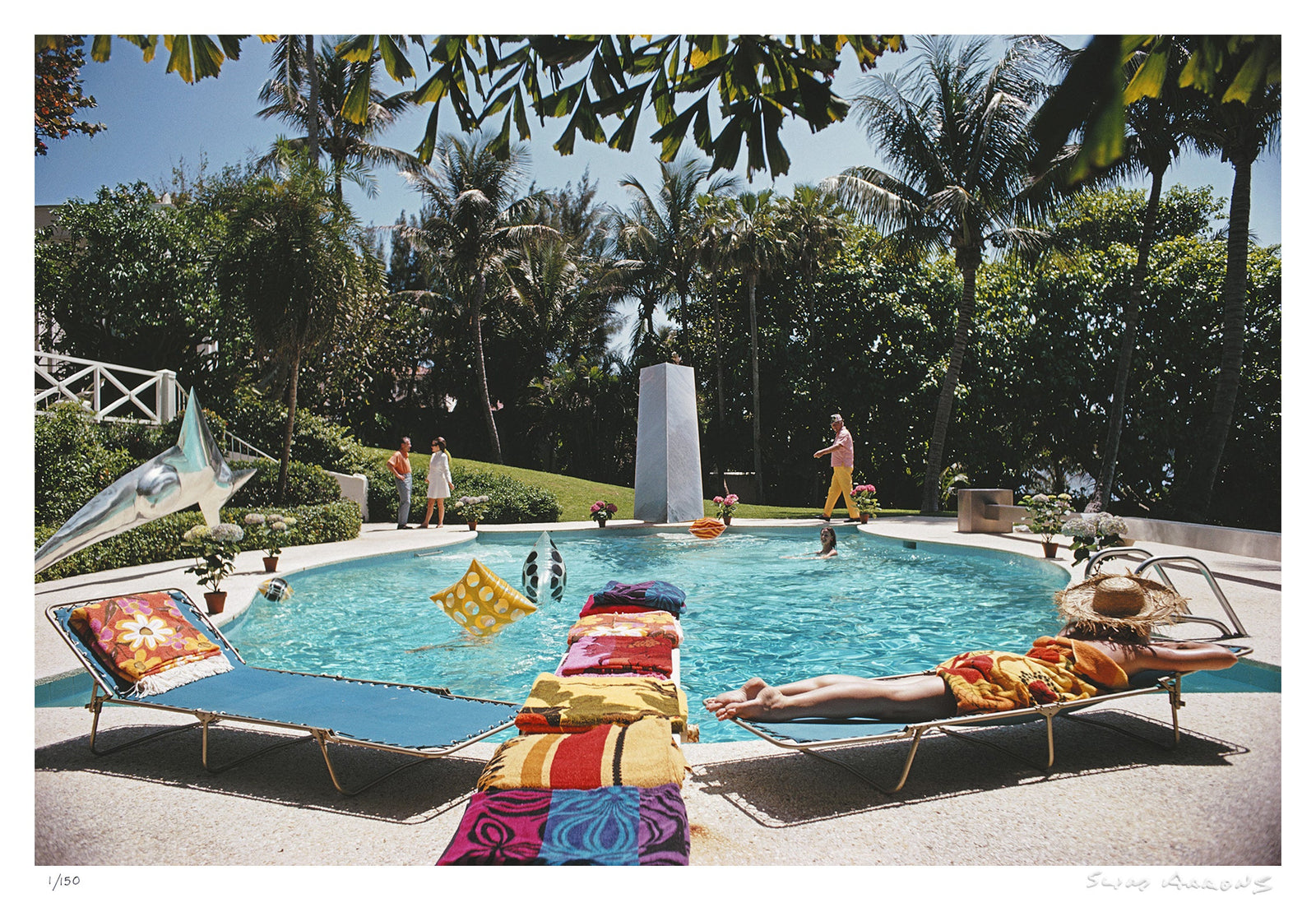 pool at four winds - Slim Aarons - Limited Edition - Estate Stamped - Photography - Getty Images