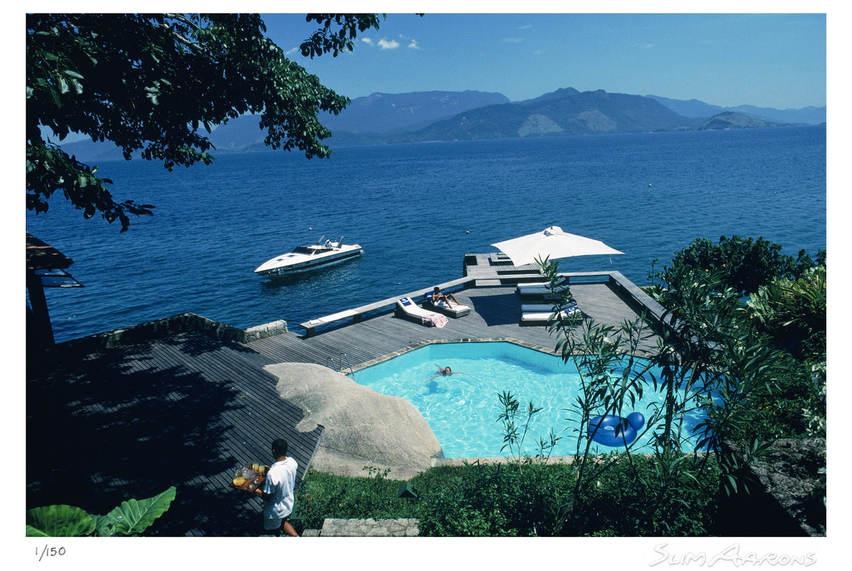 pool by the sea - Slim Aarons - Limited Edition - Estate Stamped - Photography - Getty Images
