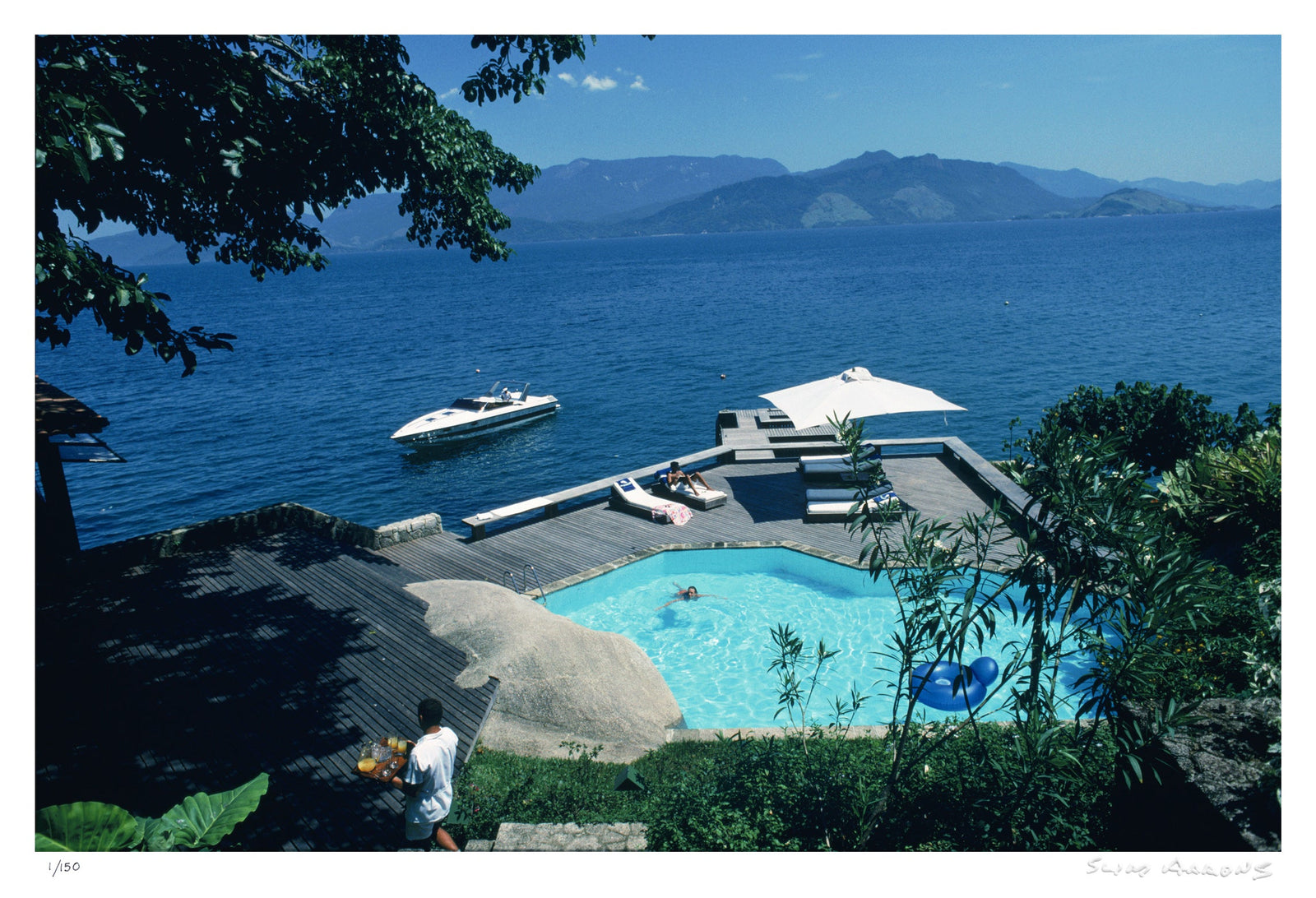 pool by the sea - Slim Aarons - Limited Edition - Estate Stamped - Photography - Getty Images