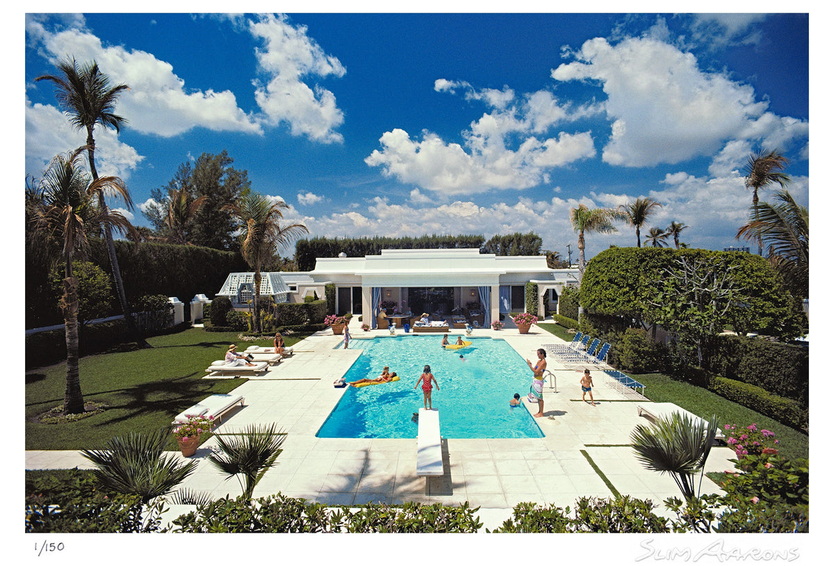 pool in palm beach - Slim Aarons - Limited Edition - Estate Stamped - Photography - Getty Images