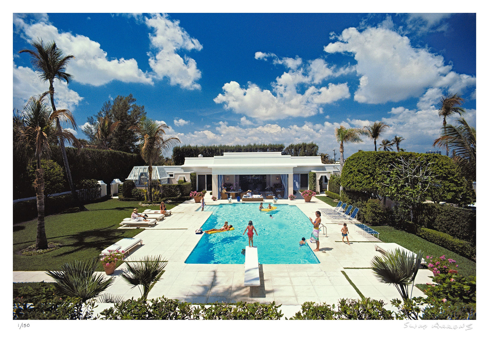 pool in palm beach - Slim Aarons - Limited Edition - Estate Stamped - Photography - Getty Images