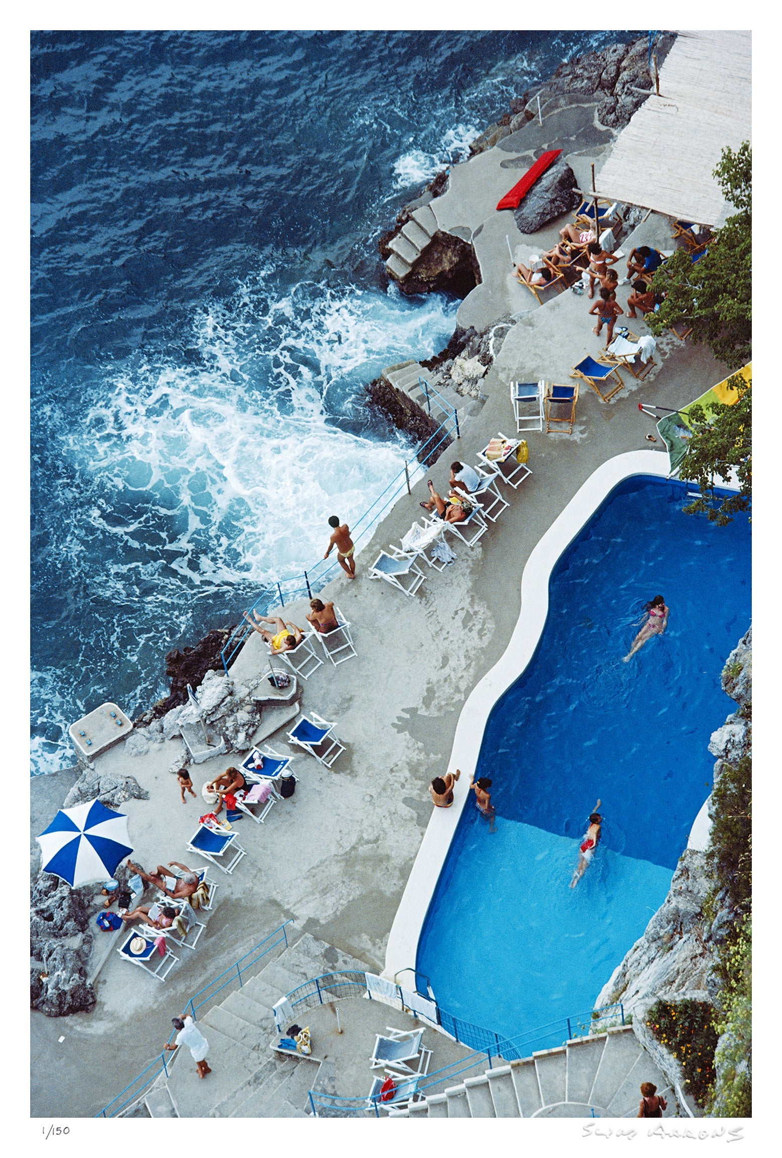 pool on amalfi coast - Slim Aarons - Limited Edition - Estate Stamped - Photography - Getty Images