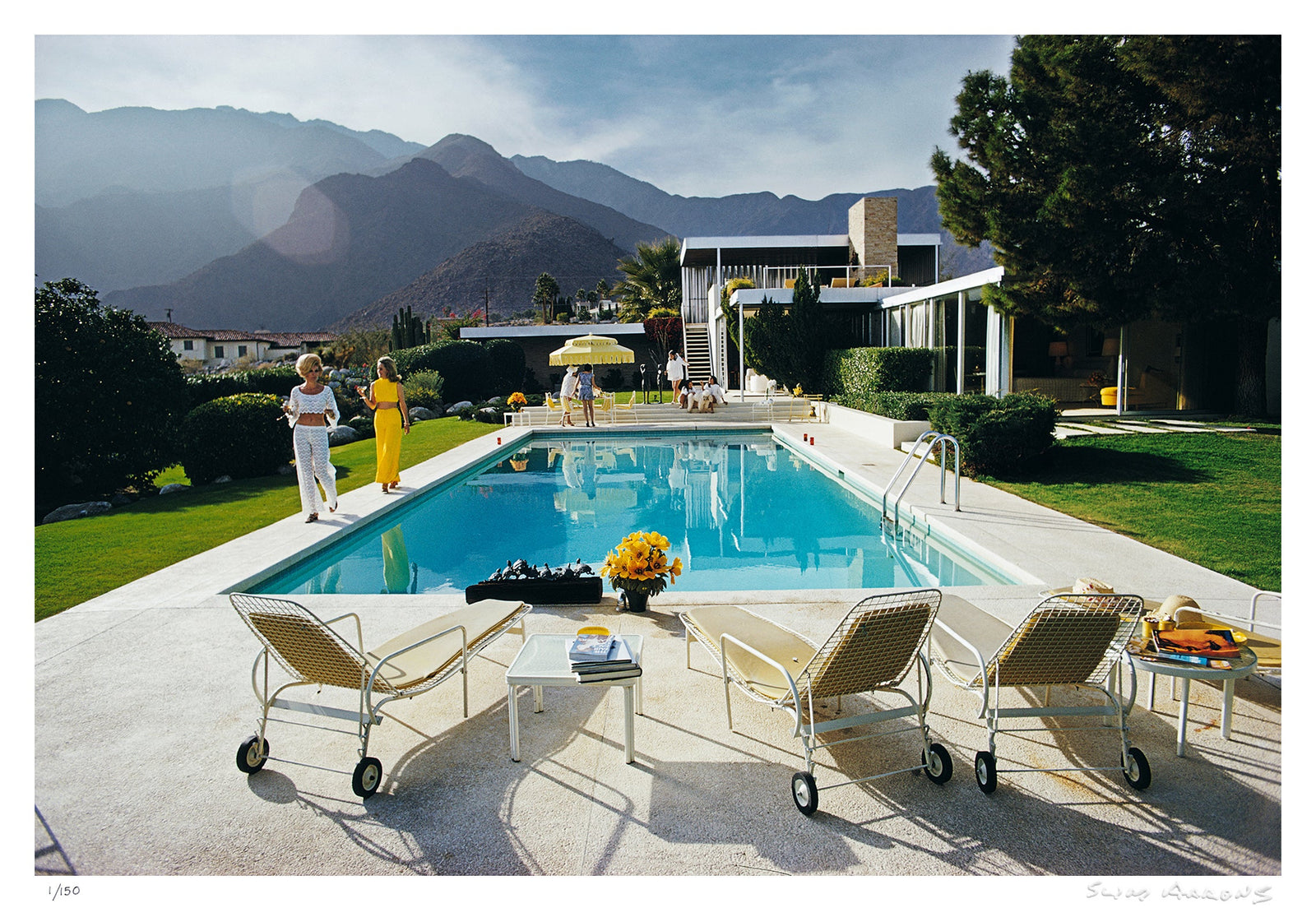 poolside catwalk - Slim Aarons - Limited Edition - Estate Stamped - Photography - Getty Images