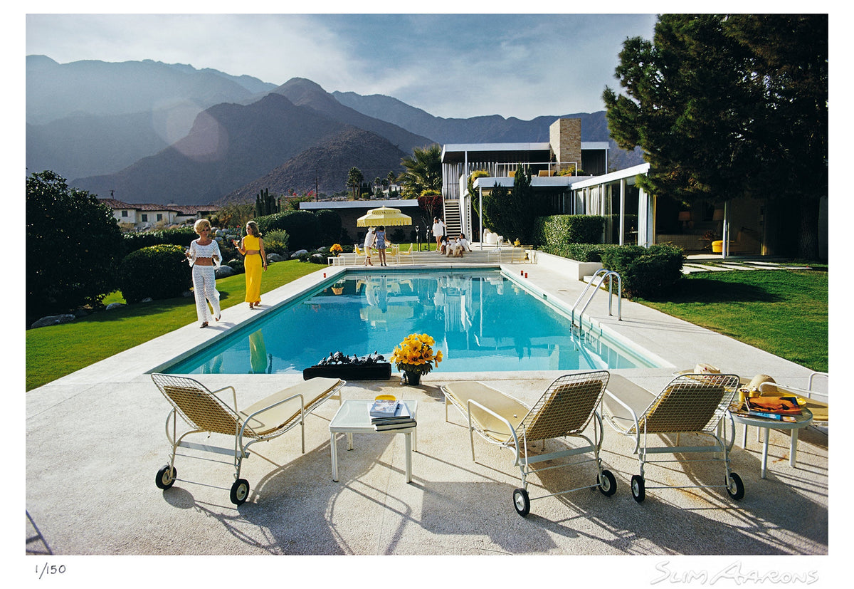 poolside catwalk - Slim Aarons - Limited Edition - Estate Stamped - Photography - Getty Images