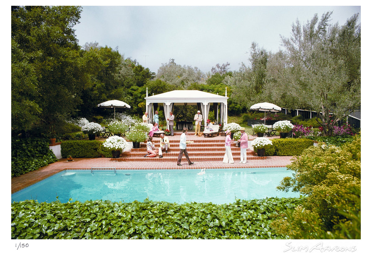 poolside drinks - Slim Aarons - Limited Edition - Estate Stamped - Photography - Getty Images